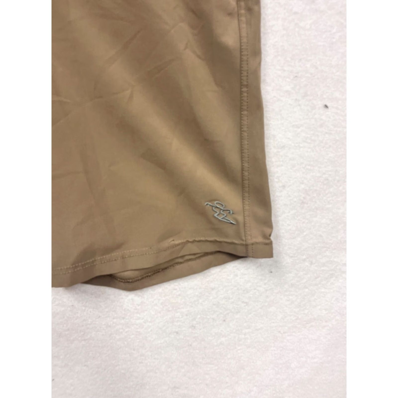Vintage DaHui Khaki Performance Shorts Mens 34 Regular Flat Front 10in Inseam Polyester Spandex Khaki Vintage No Size US 34 / EU 50 - 6 Thumbnail