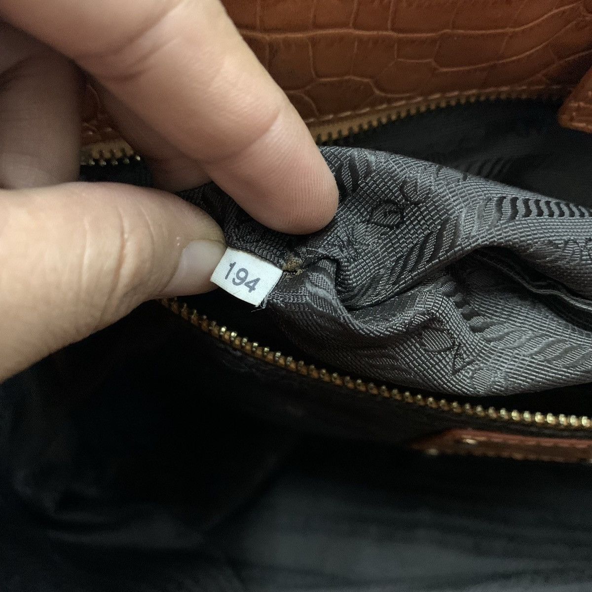 Prada Prada Leather Tote Bag Size ONE SIZE - 13 Thumbnail