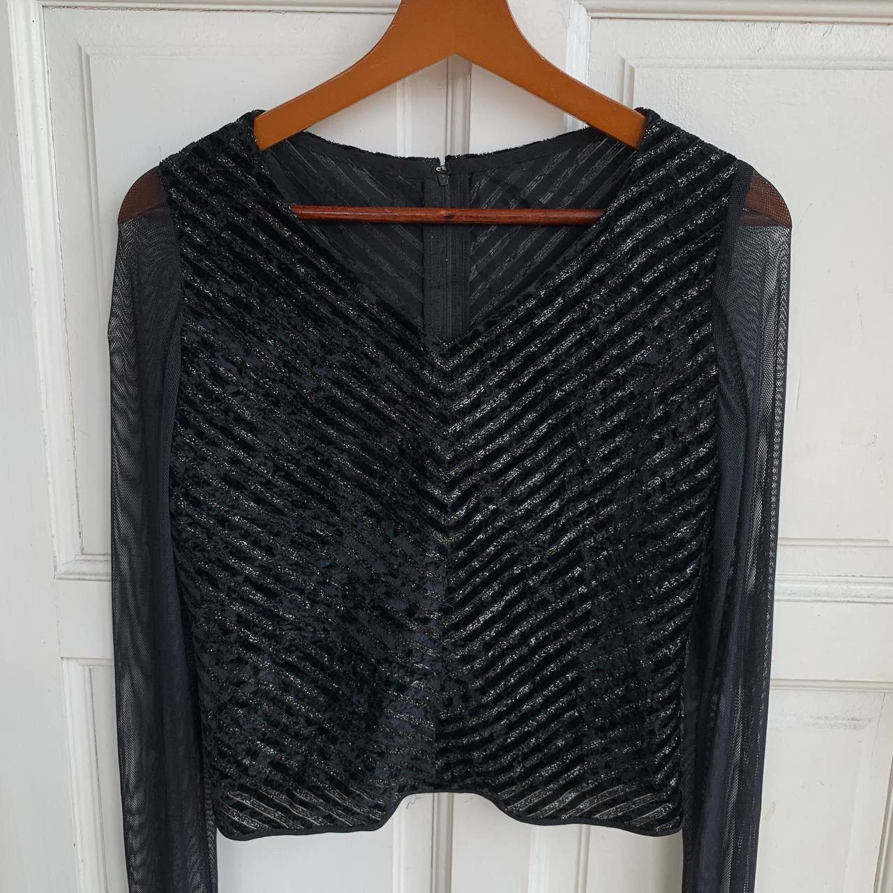 Dior Vintage DIOR Sheer Cropped Blouse Size S / US 4 / IT 40 - 3 Thumbnail