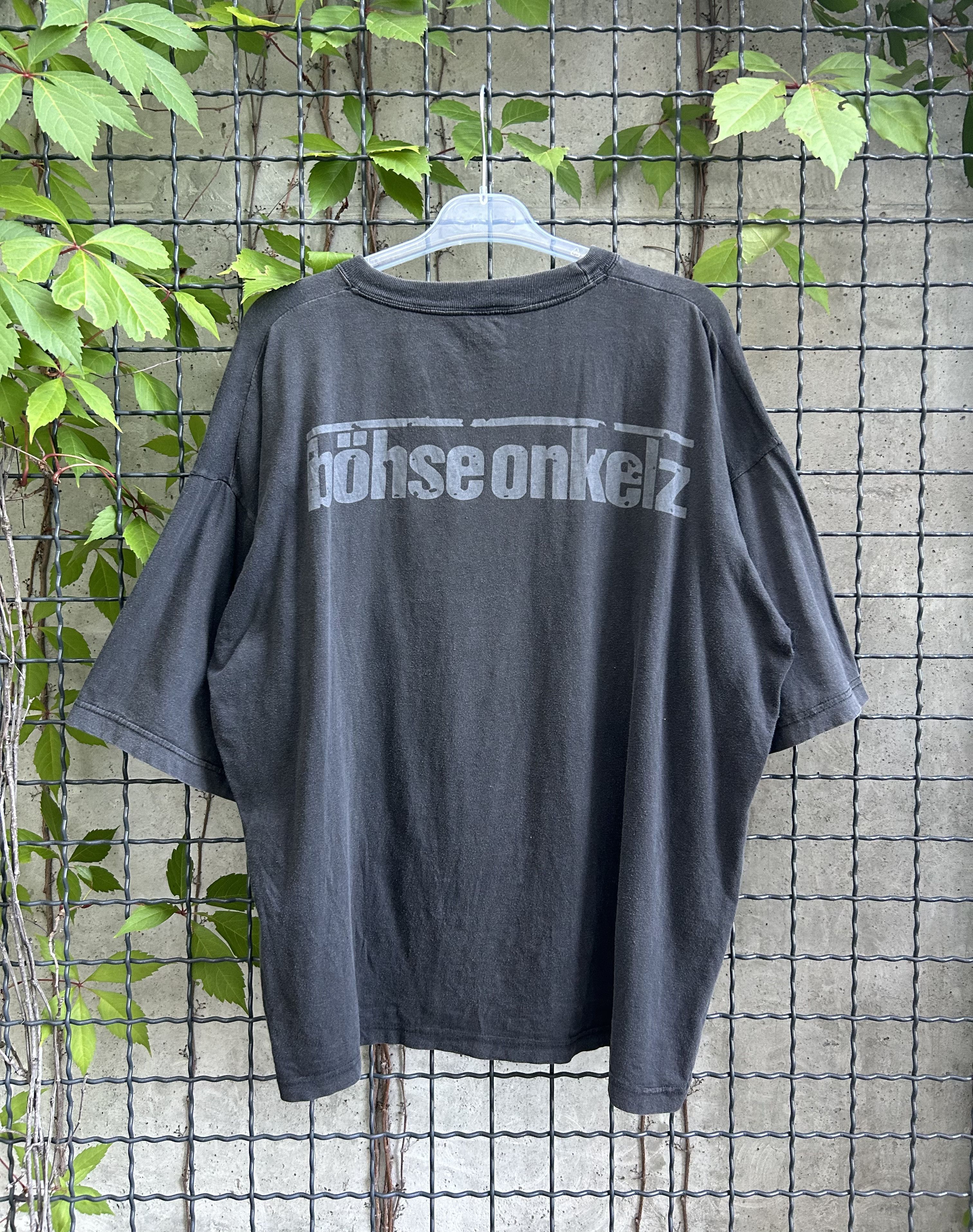 Band Tees × Vintage Vintage 90s Böhse Onkelz Rock Band Graphic T-shirt Size US XL / EU 56 / 4 - 2 Thumbnail