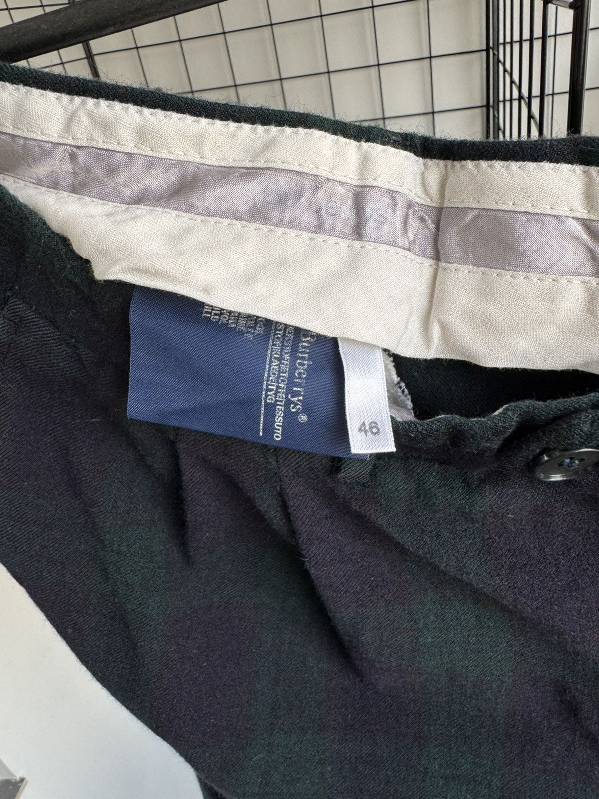 Burberry × Vintage Vintage Burberry Flannel Wool Pants Size US 30 / EU 46 - 8 Thumbnail
