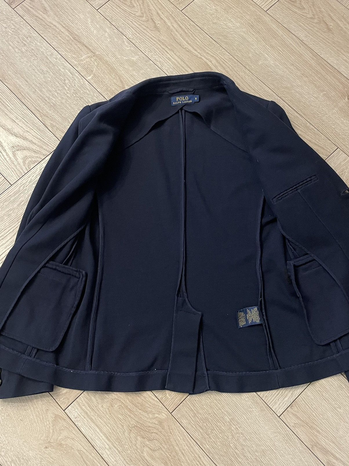 Polo Ralph Lauren Polo Ralph Lauren Soft Stretch Cotton Women's Blazer in Blue Size S / US 4 / IT 40 - 7 Thumbnail