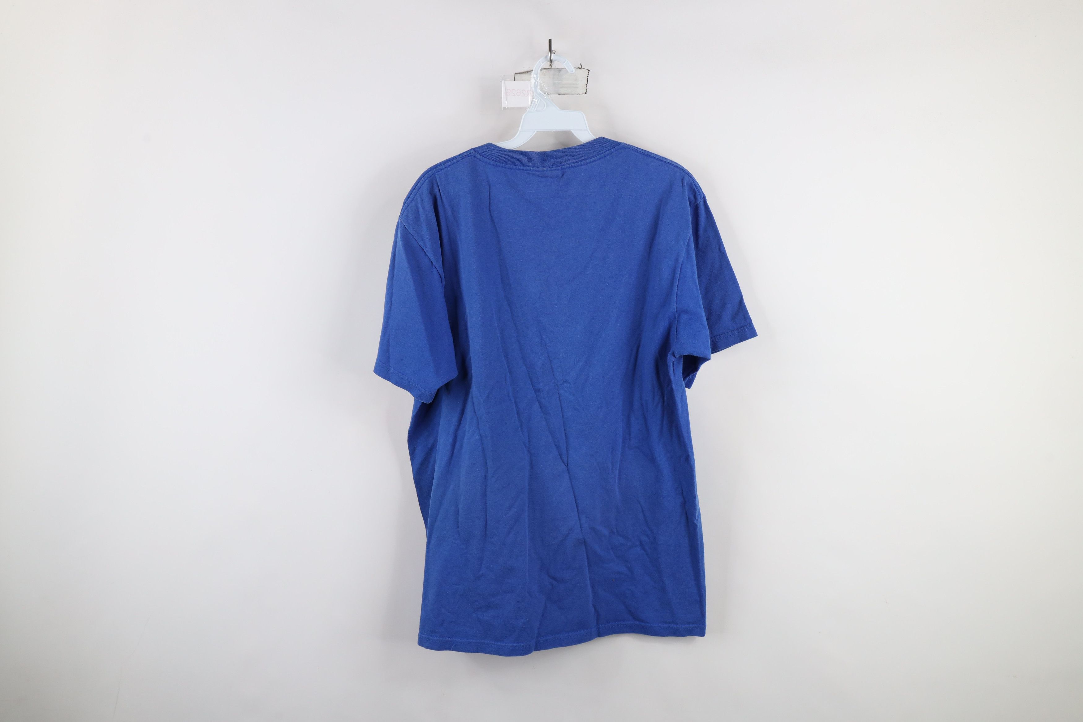 Vintage Vintage 90s Spell Orlando Magic Basketball T-Shirt Blue USA Size US M / EU 48-50 / 2 - 12 Thumbnail