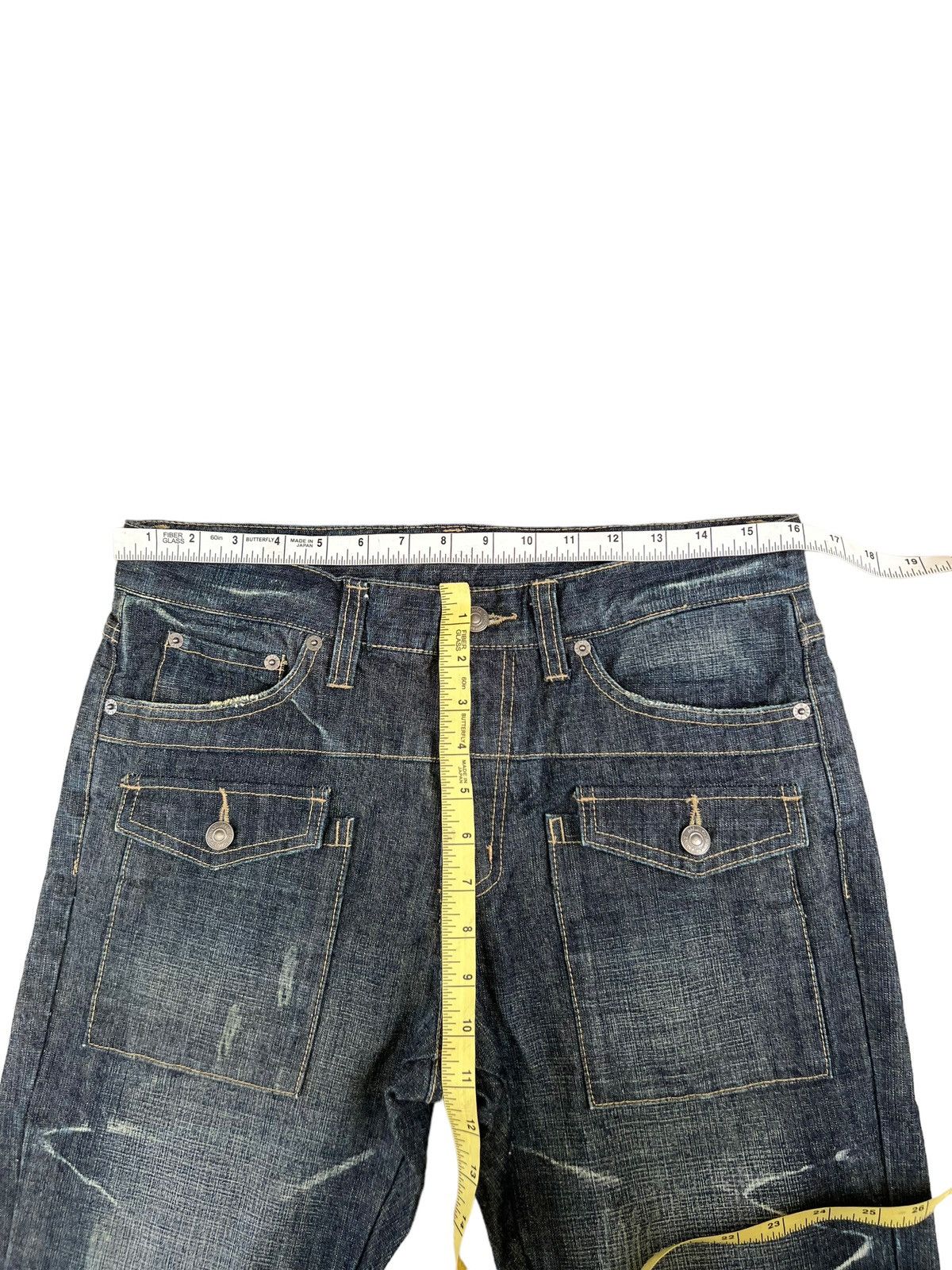 PPFM PPFM Distressed Denim Bush Pant Jeans Size US 31 - 3 Thumbnail
