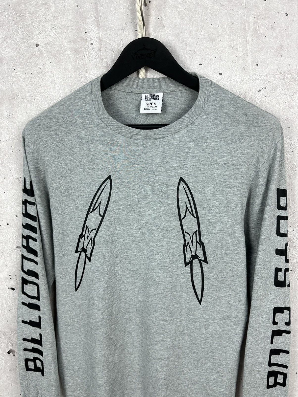 Billionaire Boys Club Vintage Billionaire Boys Club Printed Long Sleeve Sweatshirt Size US S / EU 44-46 / 1 - 2 Thumbnail