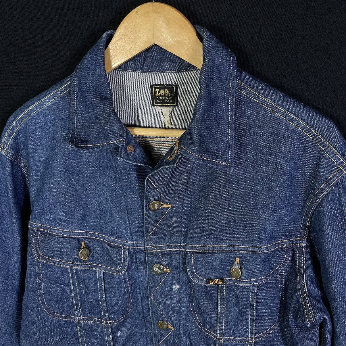 Lee Vintage Lee Sanforized Denim 101J Trucker Jacket Size US M / EU 48-50 / 2 - 2 Thumbnail