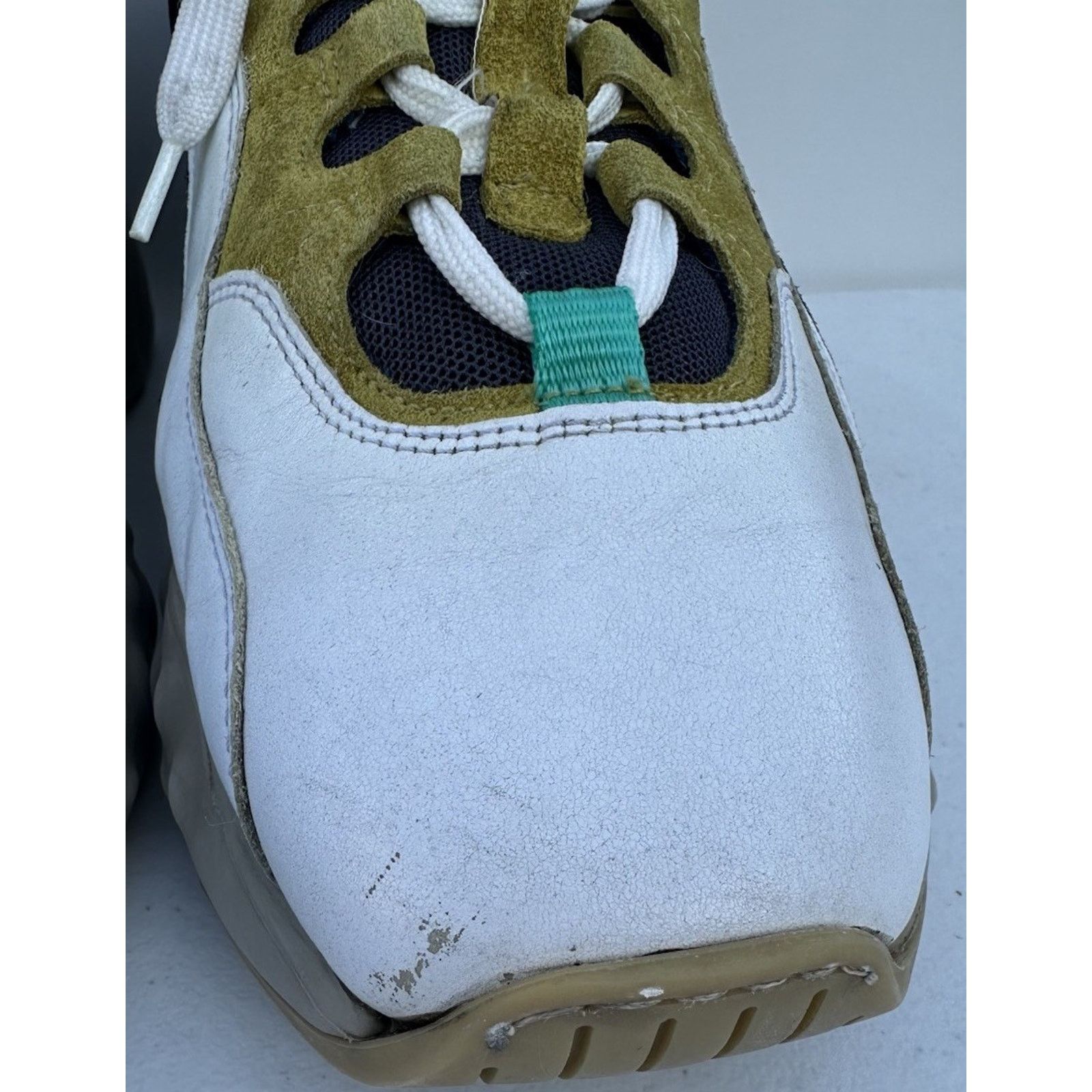 Acne Studios Acne Studios Rockaway Beige Yellow Suede Mesh Men’s Sz EU 42 Size US 9 / EU 42 - 6 Thumbnail