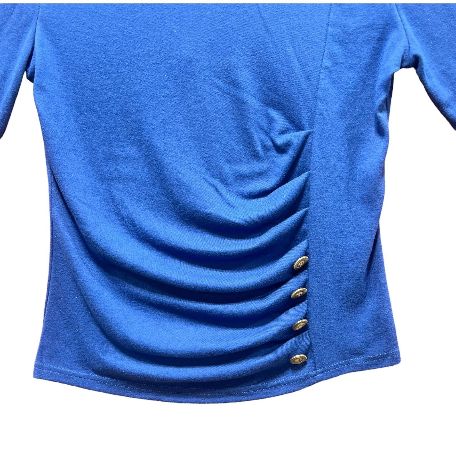 Other Allegra K - Women's V-Neck 3/4Sleeve Solid Knitted Button De Size L / US 10 / IT 46 - 15 Thumbnail