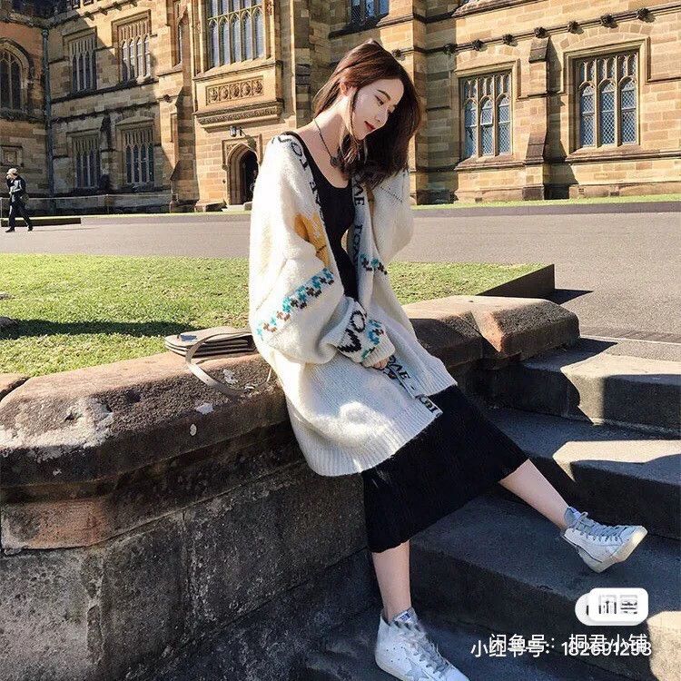 Loewe Loewe Green deer pattern long sleeve horsehair sweater Size XS / US 0-2 / IT 36-38 - 3 Thumbnail