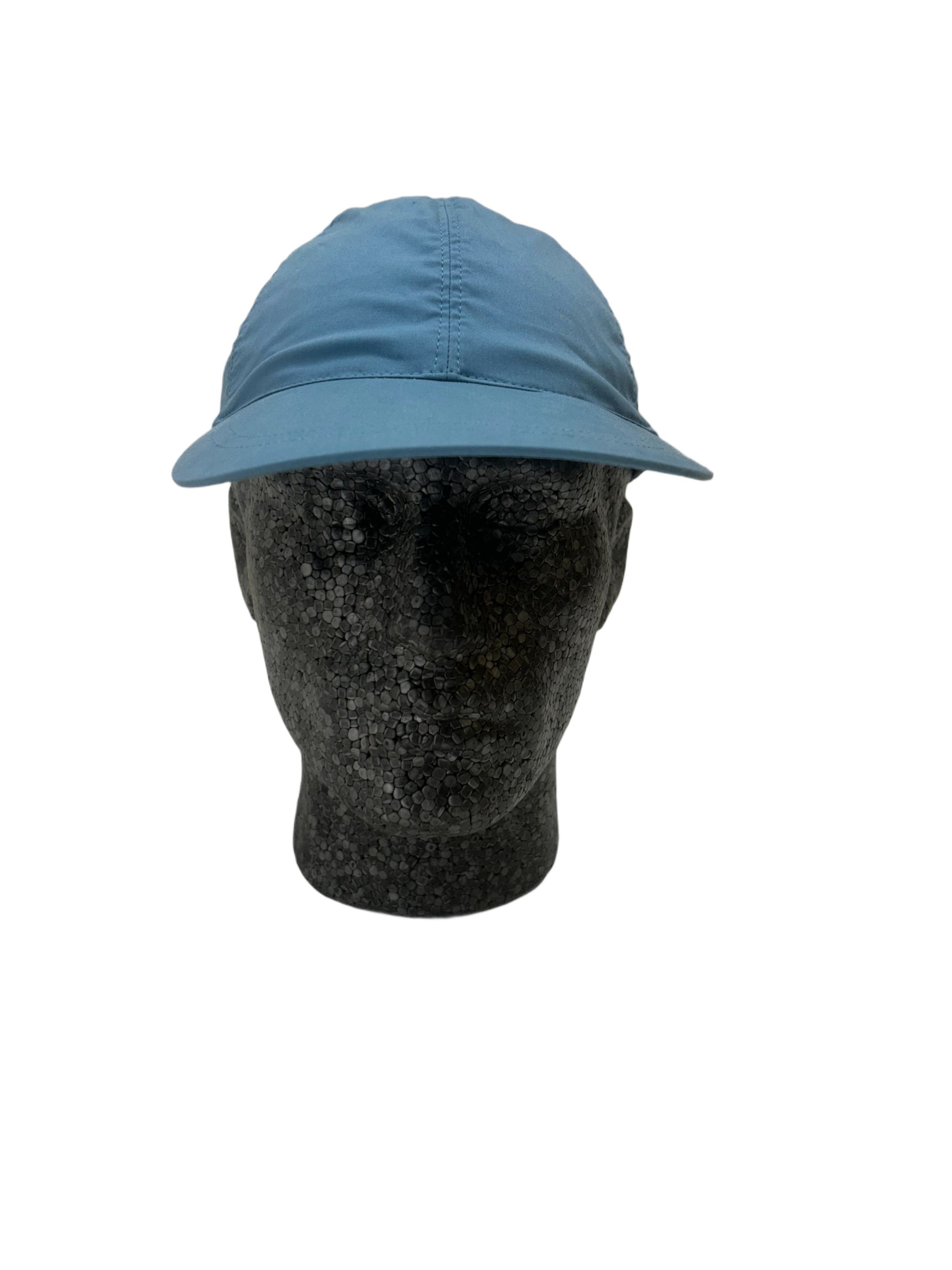 Prada Linea Rossa Blue Baseball Cap WithLogoVelcro Fastening