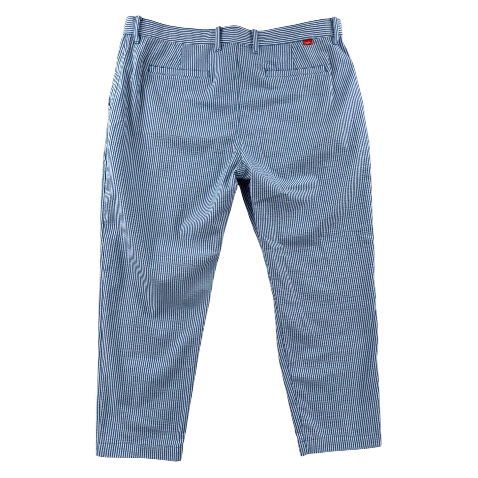 Nike Nike Golf Dri-FIT UV Blue Striped Seersucker Pants 42 x 30 Size US 42 / EU 58 - 2 Thumbnail
