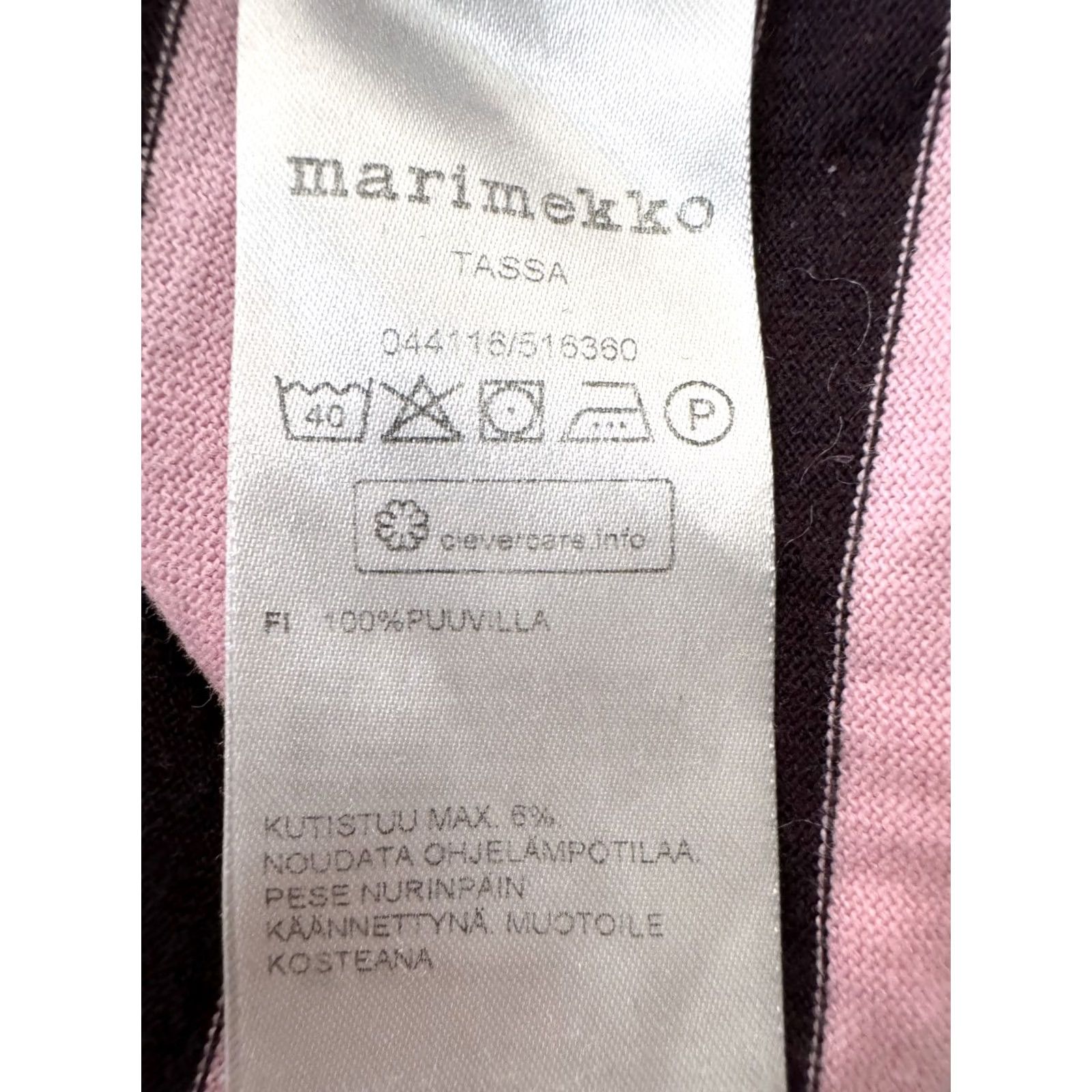 Marimekko Marimekko Tassa womens roll neck shirt jumper M Pink Long Sleeve T-Shirt Womens Size M / US 6-8 / IT 42-44 - 6 Thumbnail