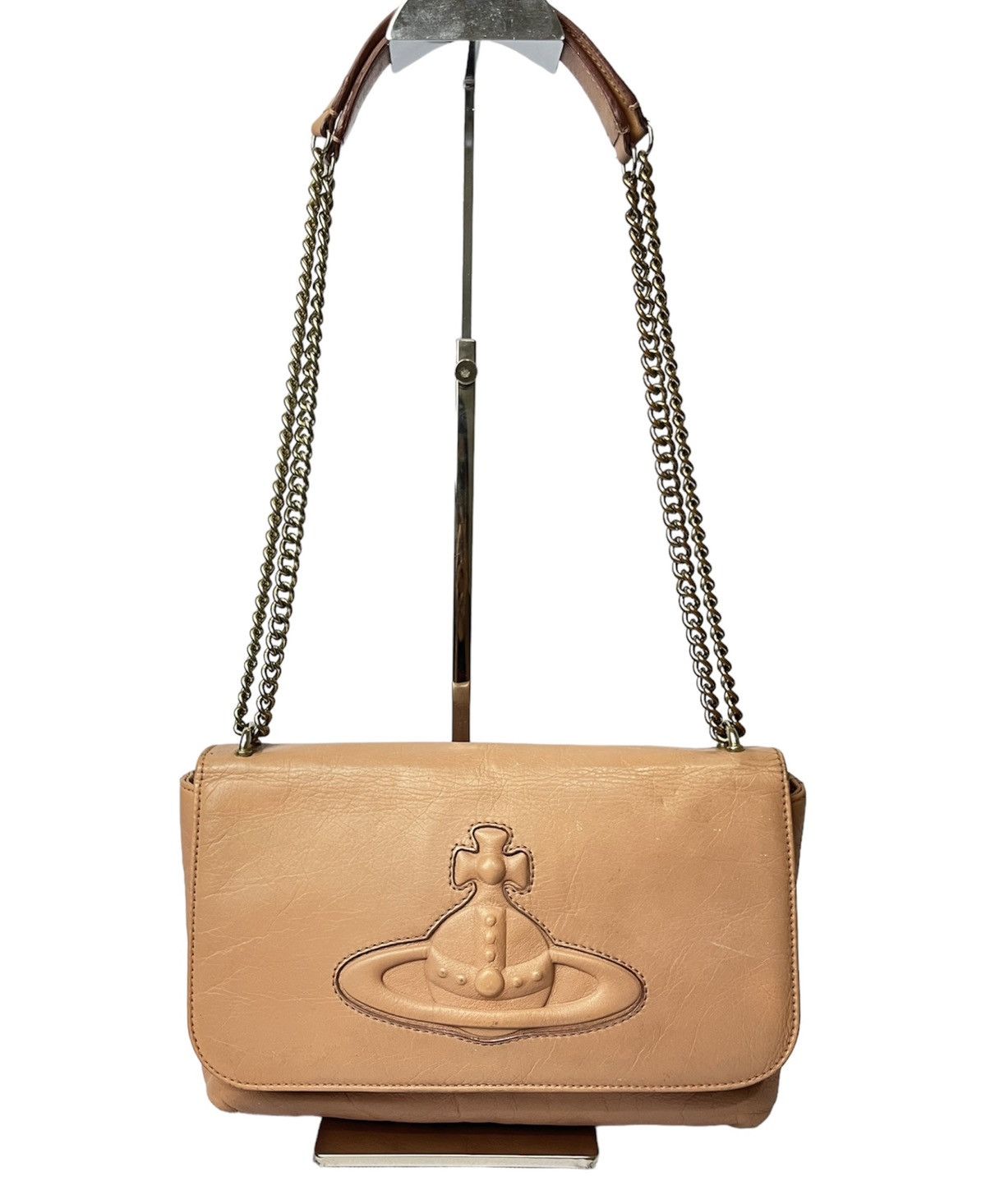 image of Vivienne Westwood Chelsea Shoulder Bag In Natural, Women's