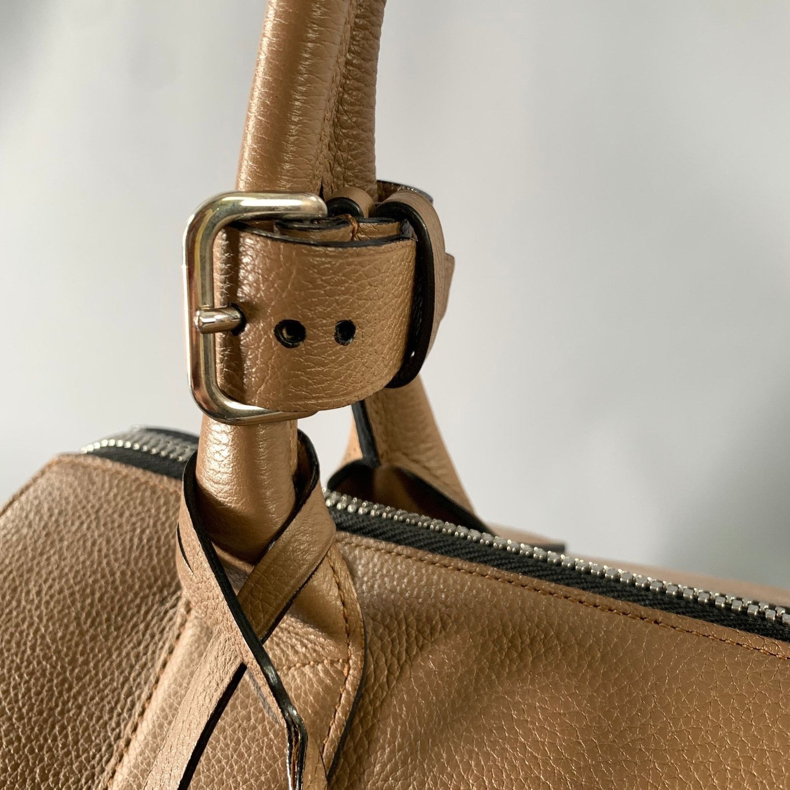 Marc Jacobs MARC JACOBS Tan Pebble Grain Leather Satchel HandBags Size ONE SIZE - 9 Thumbnail