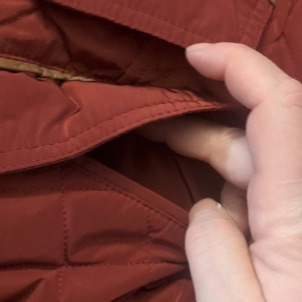 Massimo Dutti Massimo Dutti burgundy quilted jacket size XL Size XL / US 12-14 / IT 48-50 - 3 Thumbnail