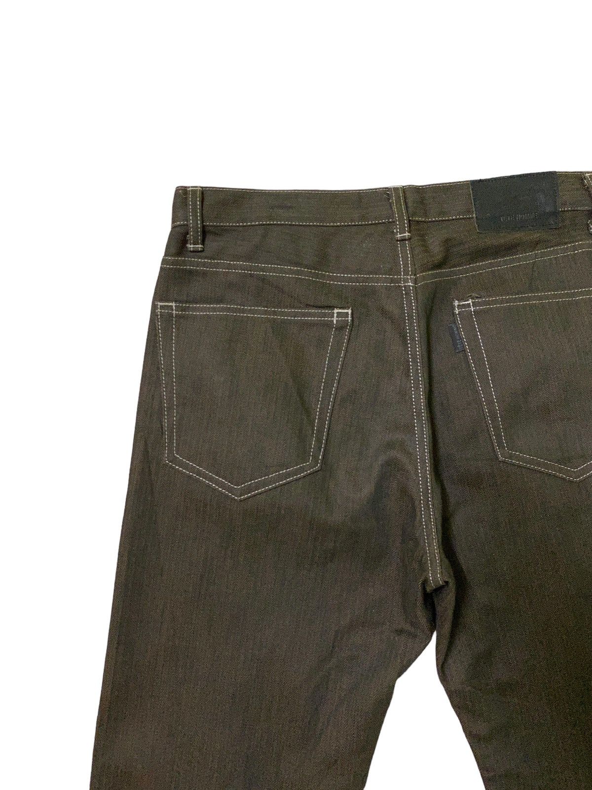 Tete Homme Vintage TETE HOMME Striped Brown Denim Pant Size US 28 / EU 44 - 9 Thumbnail