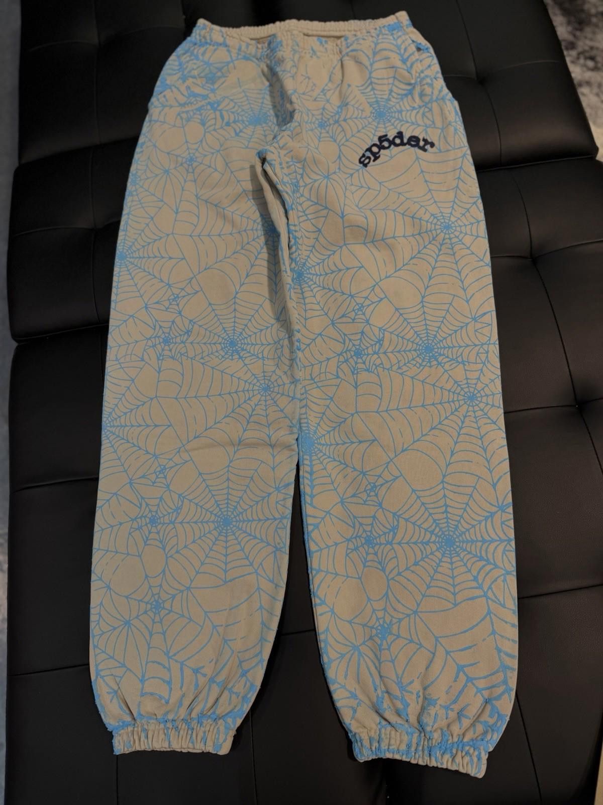 Sp5der Size M - Sp5der Worldwide Blue Sweatpants Spider Size US 32 / EU 48 - 6 Thumbnail