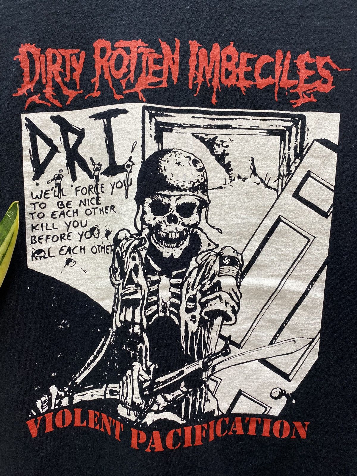 Band Tees Vintage DRI Dirty Rotten Imbeciles Violent Pacification Tee Size US M / EU 48-50 / 2 - 8 Thumbnail