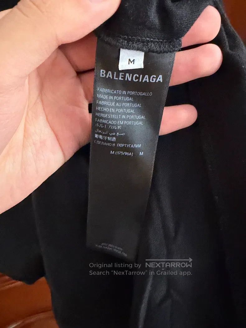 Balenciaga Balenciaga Wave logo short sleeve T-shirt Size US M / EU 48-50 / 2 - 4 Thumbnail