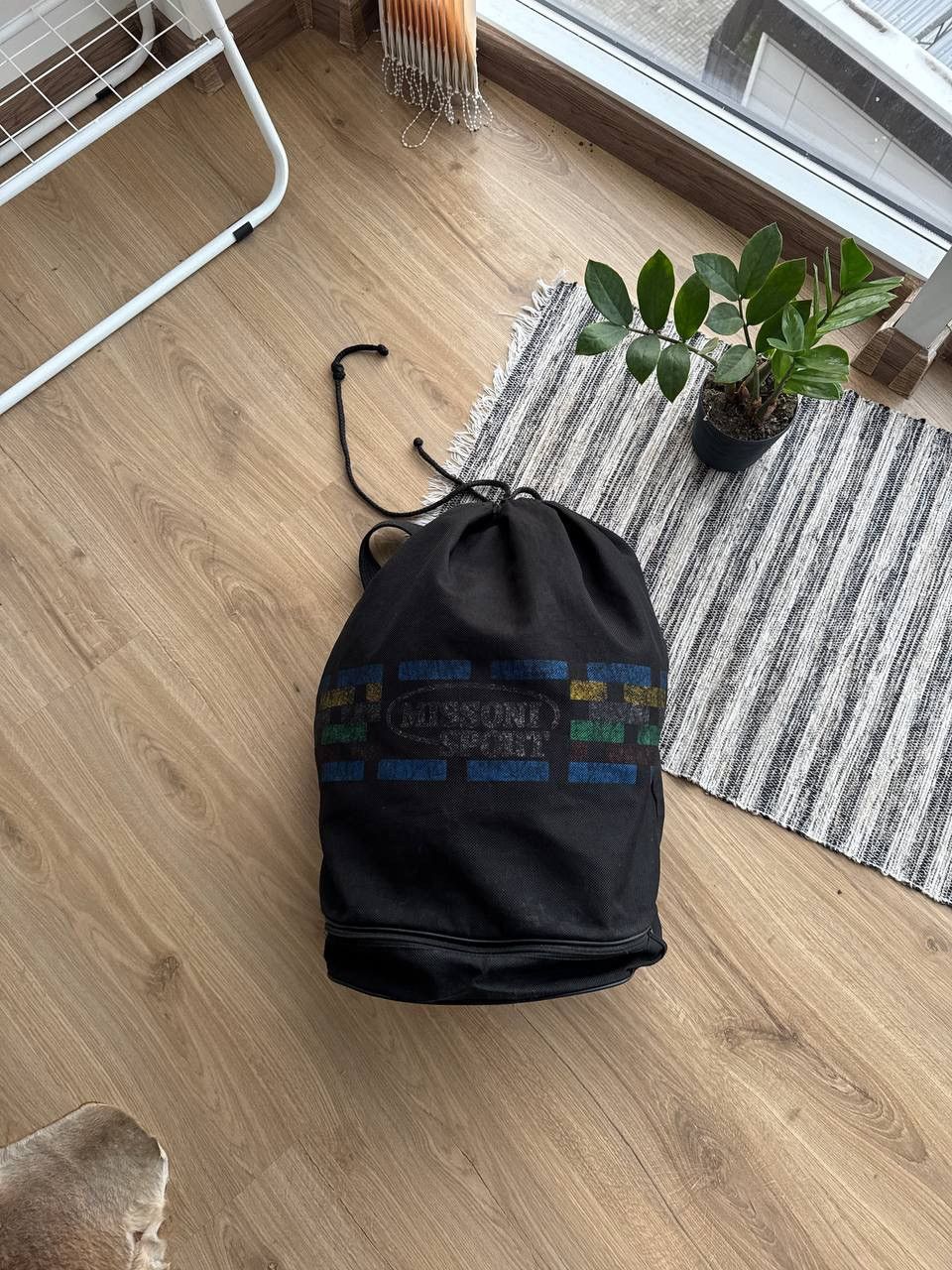 Missoni VINTAGE MISSONI SPORT LOGO-PRINT BACKPACK RARE LUXURY Size ONE SIZE - 1 Thumbnail