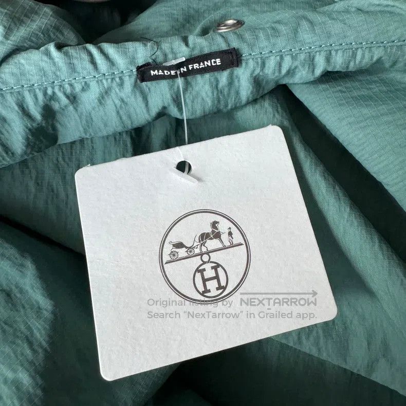 Hermes Hermes Men's New Double-Faced Leather Hooded Jacket, Singl Size US S / EU 44-46 / 1 - 3 Thumbnail