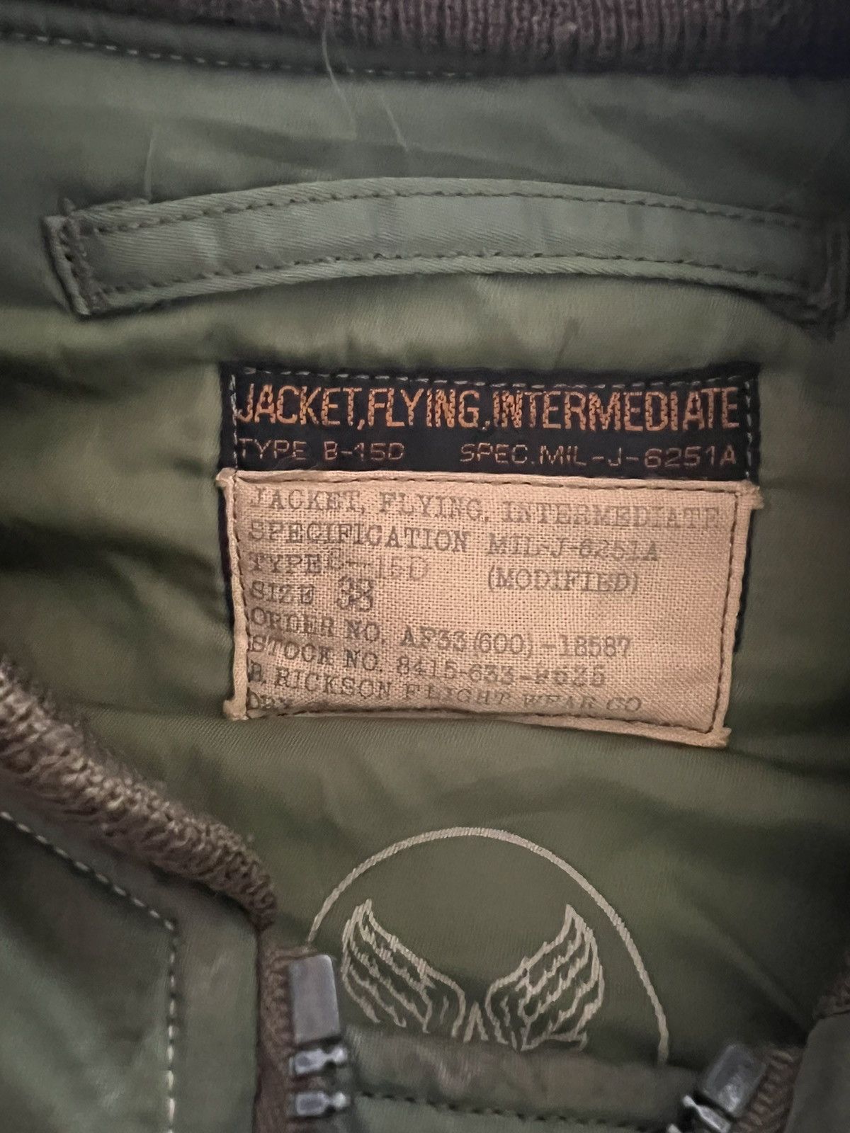 Vintage Vintage B Rickson Flying Jacket Size US L / EU 52-54 / 3 - 7 Thumbnail