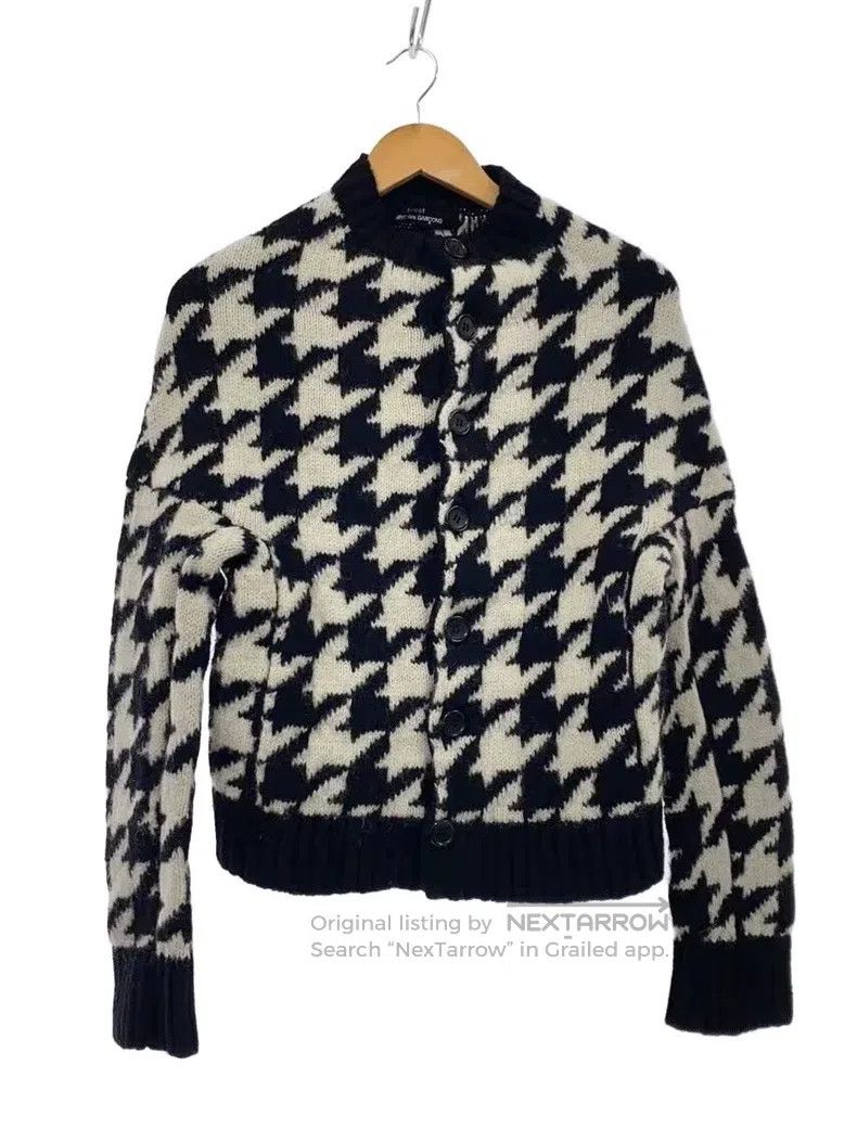 Comme des Garcons Comme Des Garcons Houndstooth knit cardigan Size XS / US 0-2 / IT 36-38 - 1 Thumbnail