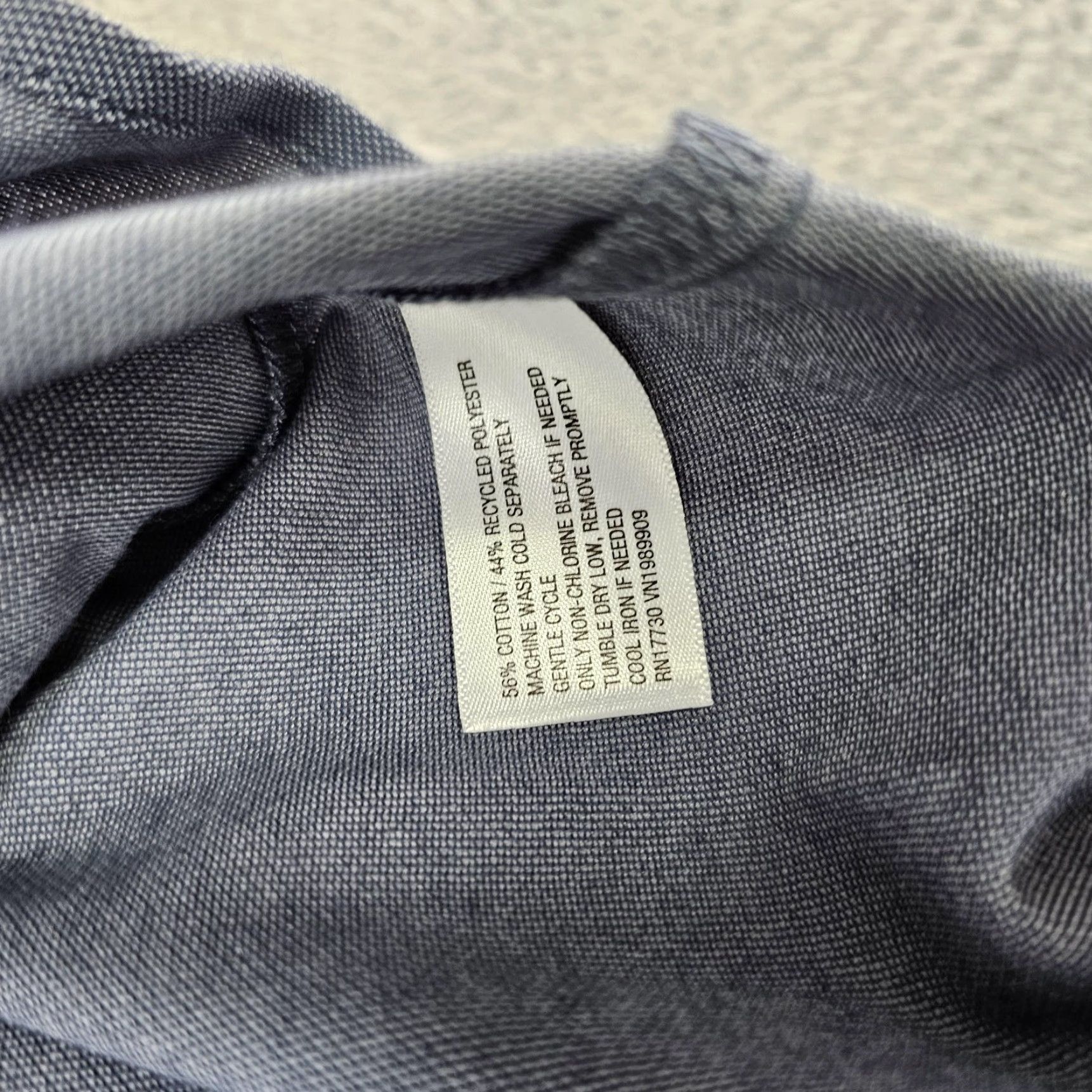Vintage Goodfellow & Co Shirt Mens Small Slate Long Sleeve Button Down Standard Fit Knit Size US S / EU 44-46 / 1 - 5 Thumbnail