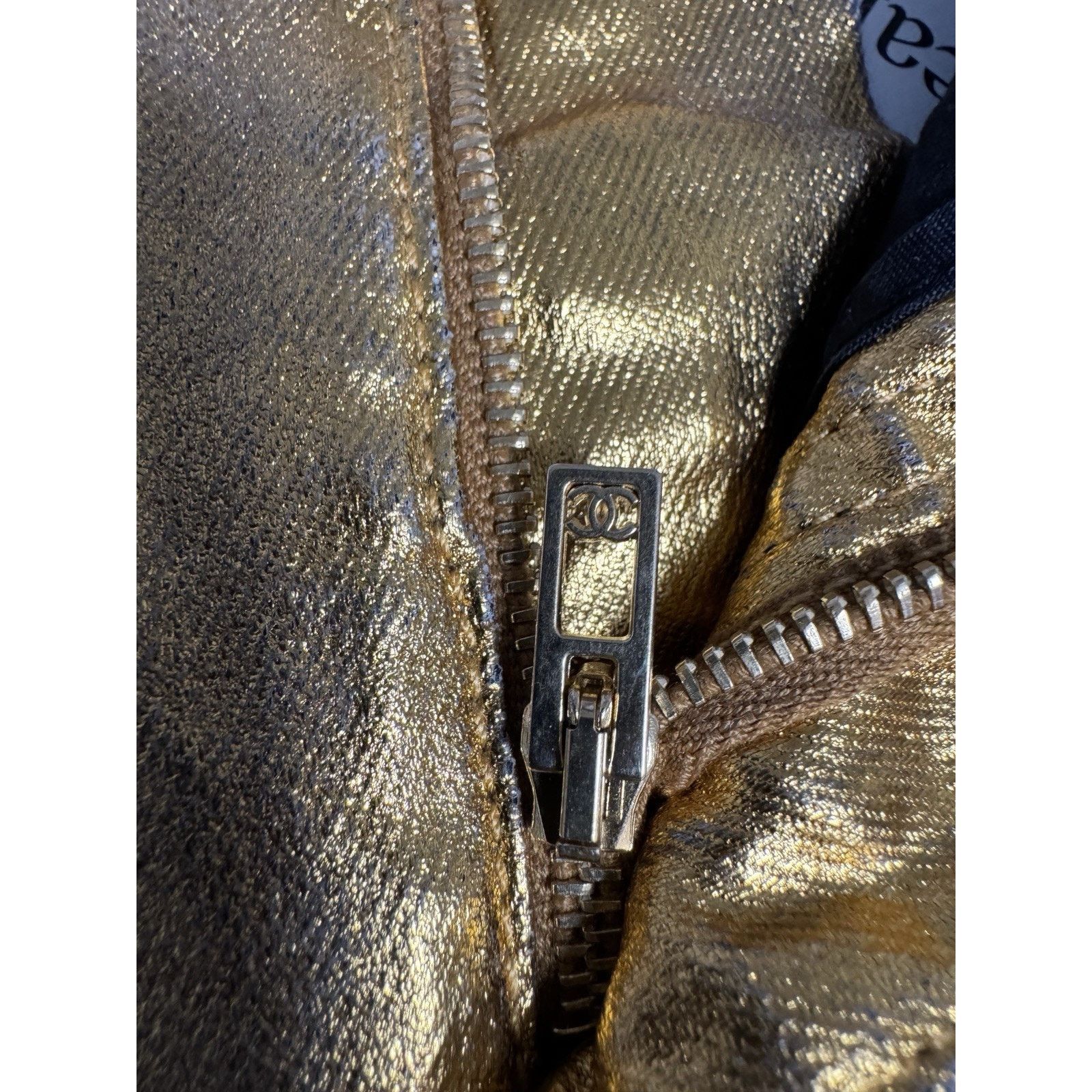 Chanel CHANEL NWT Gold Denim Djuns Size 34 $1450 Size 34" / US 12 / IT 48 - 17 Thumbnail