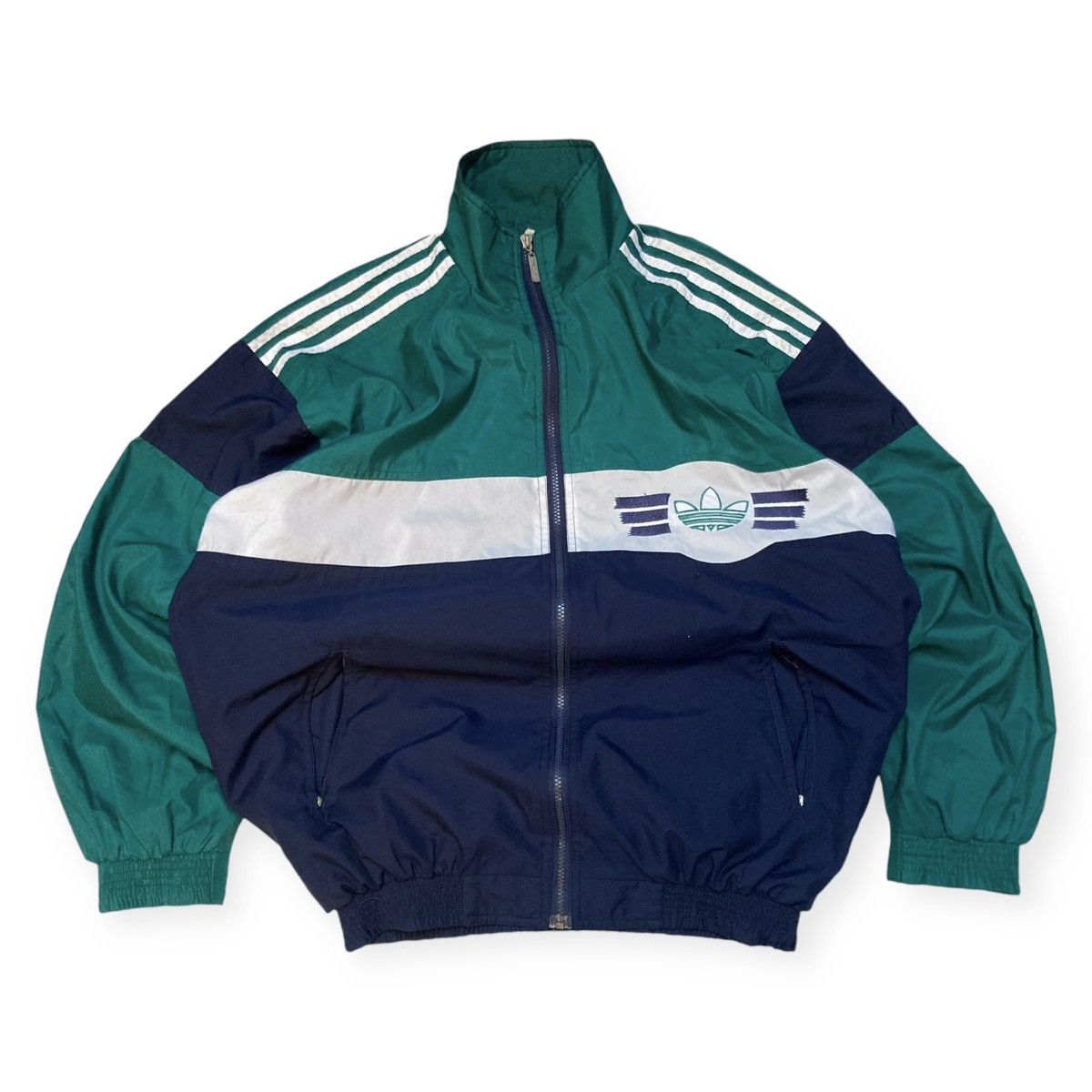 Adidas × Vintage Vintage 80s 90s Adidas Tracksuit Track Jacket Pants Set Size US XL / EU 56 / 4 - 4 Thumbnail