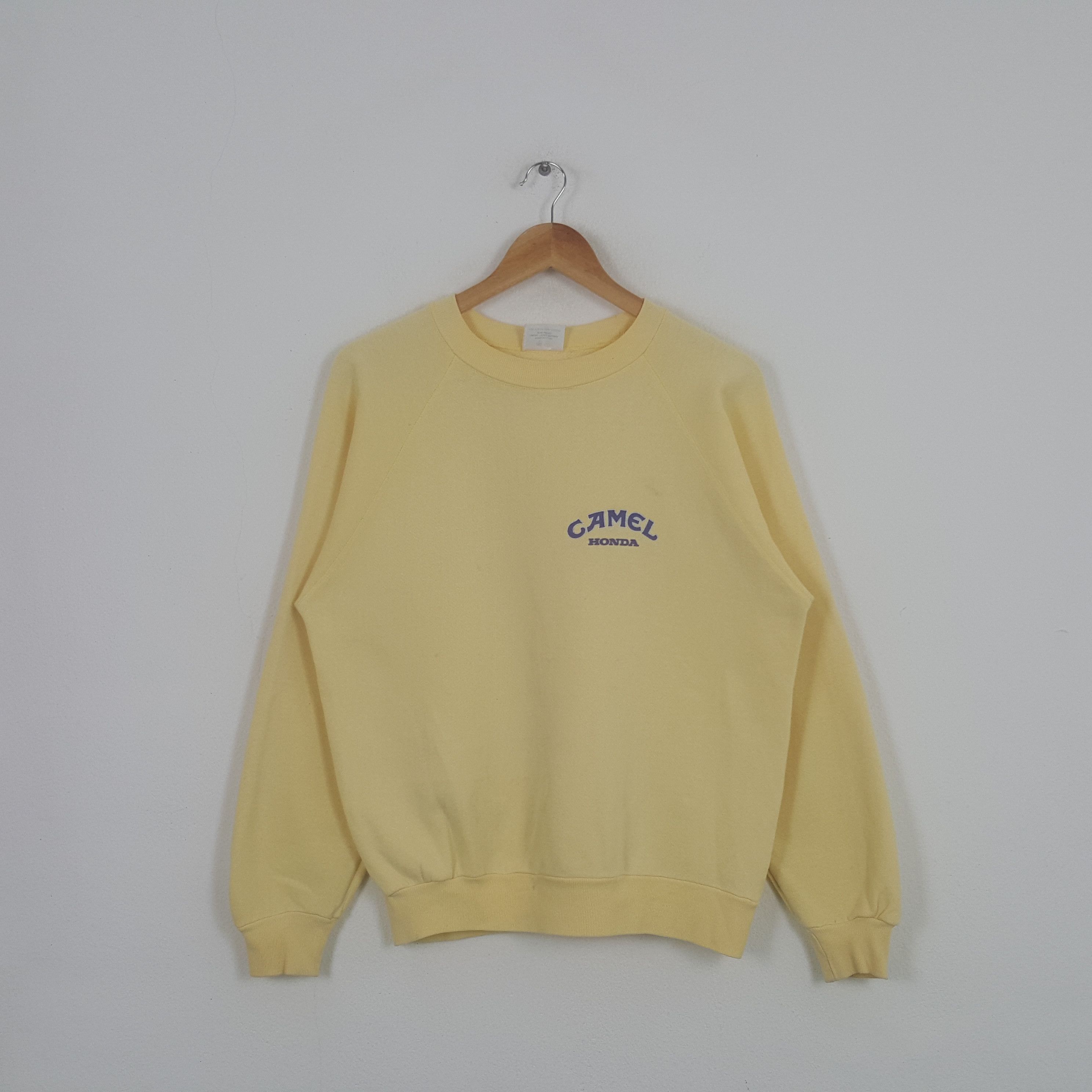 Camel Vintage 90's Camel Honda Japanese Racing Team Sweatshirt Size US M / EU 48-50 / 2 - 1 Thumbnail