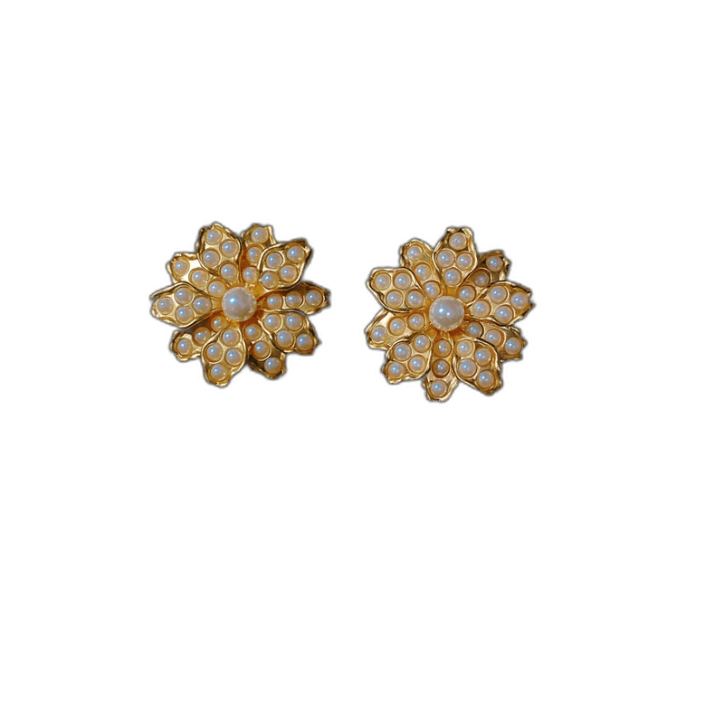 Kenzo Kenzo Paris Pearl Flower Earrings Clip Size ONE SIZE - 1 Thumbnail