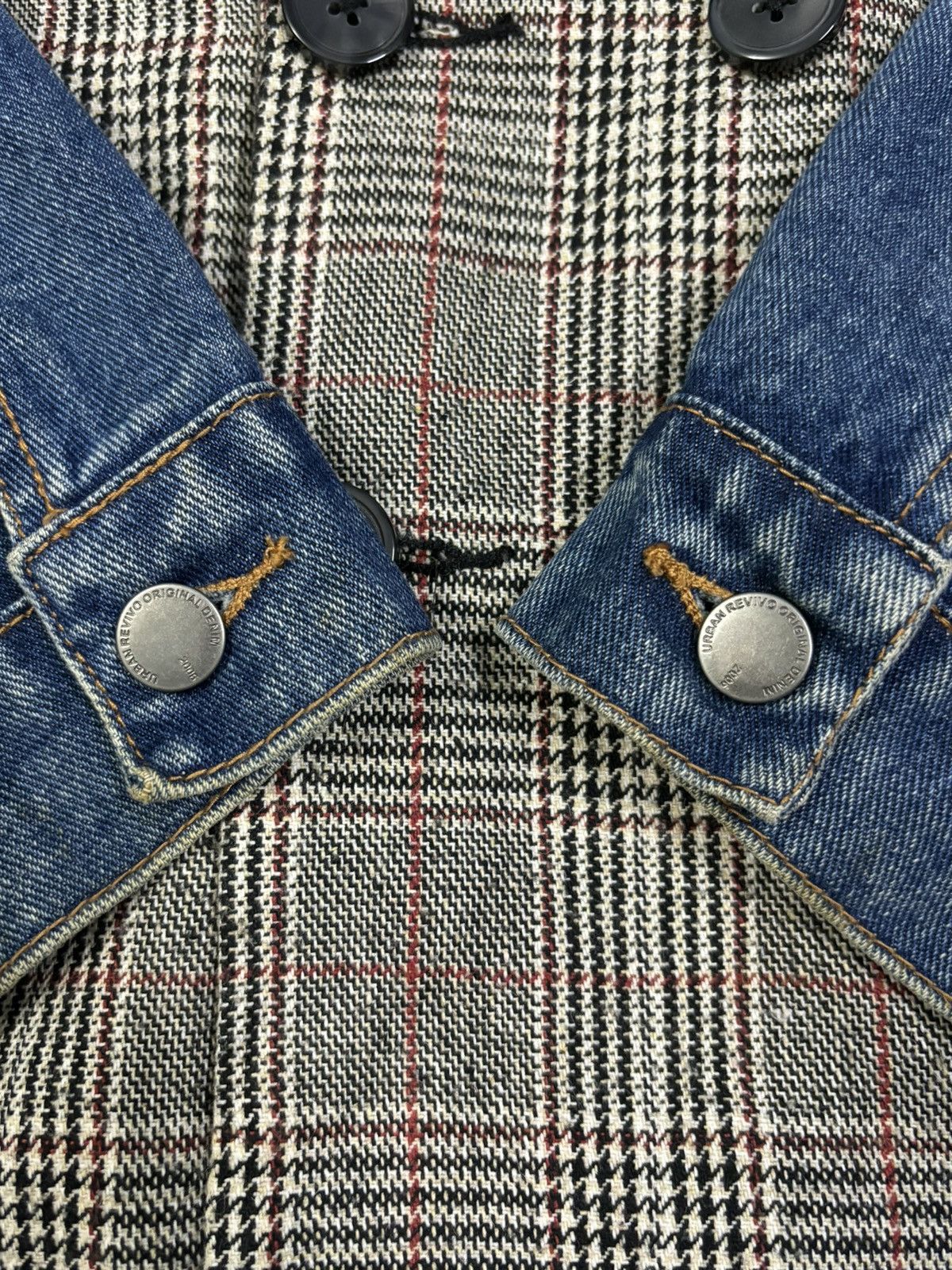 Japanese Brand Y2K Japanese Brand Hybrid Wool Blend-Denim Blazer Jacket Size US M / EU 48-50 / 2 - 10 Thumbnail