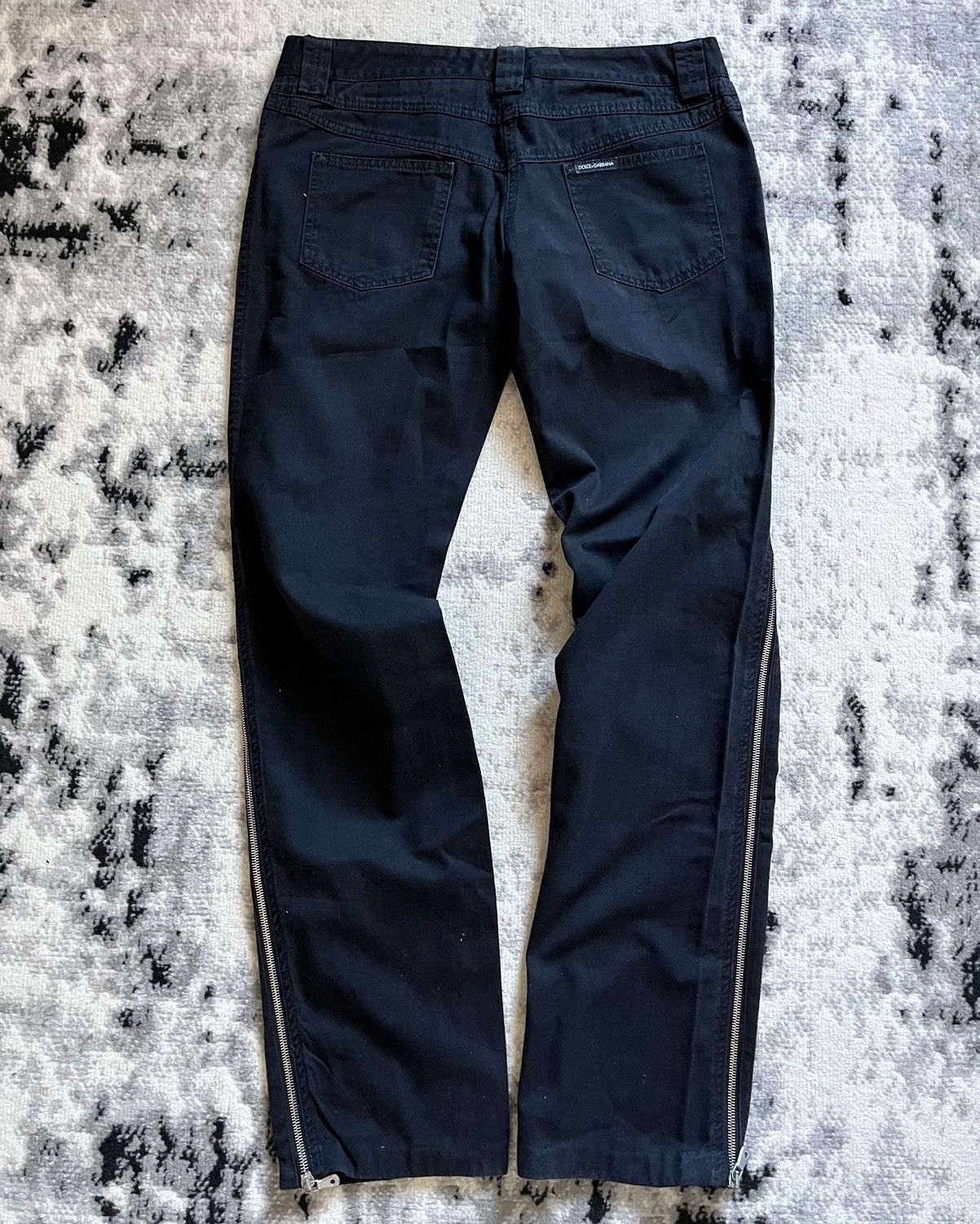 Dolce & Gabbana AW2010 Dolce & Gabbana Black Zip Pants Size US 30 / EU 46 - 6 Thumbnail