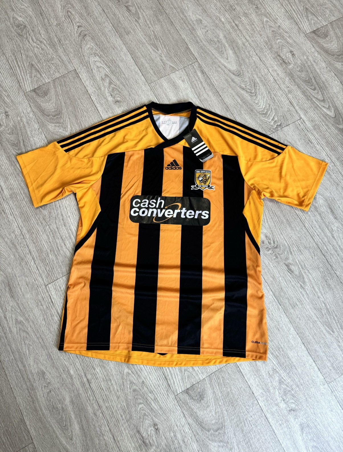 Pre-owned Adidas X Soccer Jersey Vintage Adidas Hull City 2011/12 Soccer Jersey In Orange