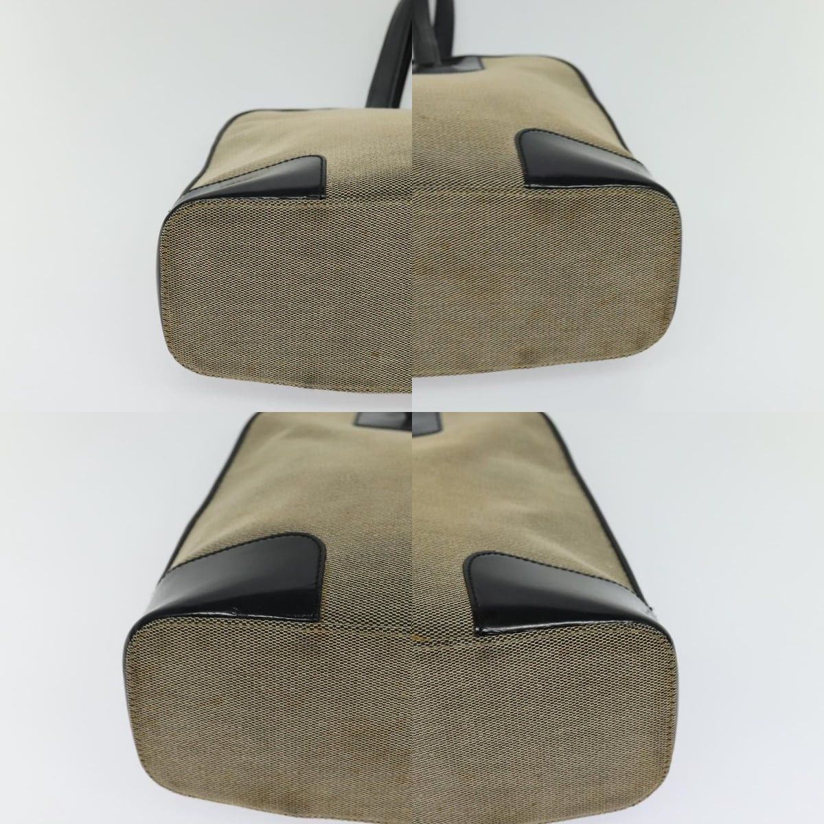 Gucci GUCCI Tote Bag Canvas Leather Gray Black Silver 002 002 Size ONE SIZE - 10 Thumbnail
