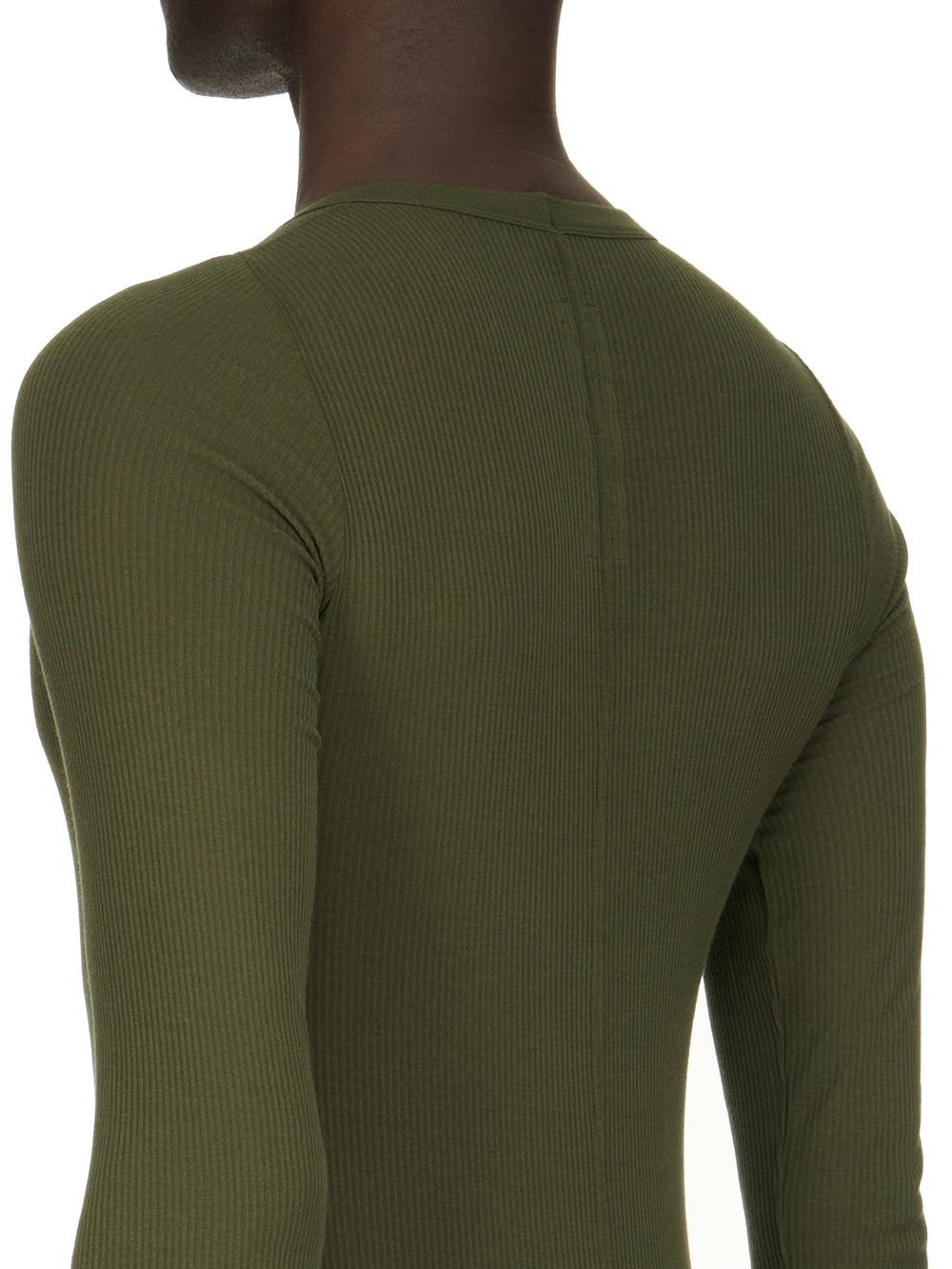 Rick Owens BNWT AW24 RICK OWENS "PORTERVILLE" RIB LS T TSHIRT FOREST S Size US S / EU 44-46 / 1 - 14 Thumbnail
