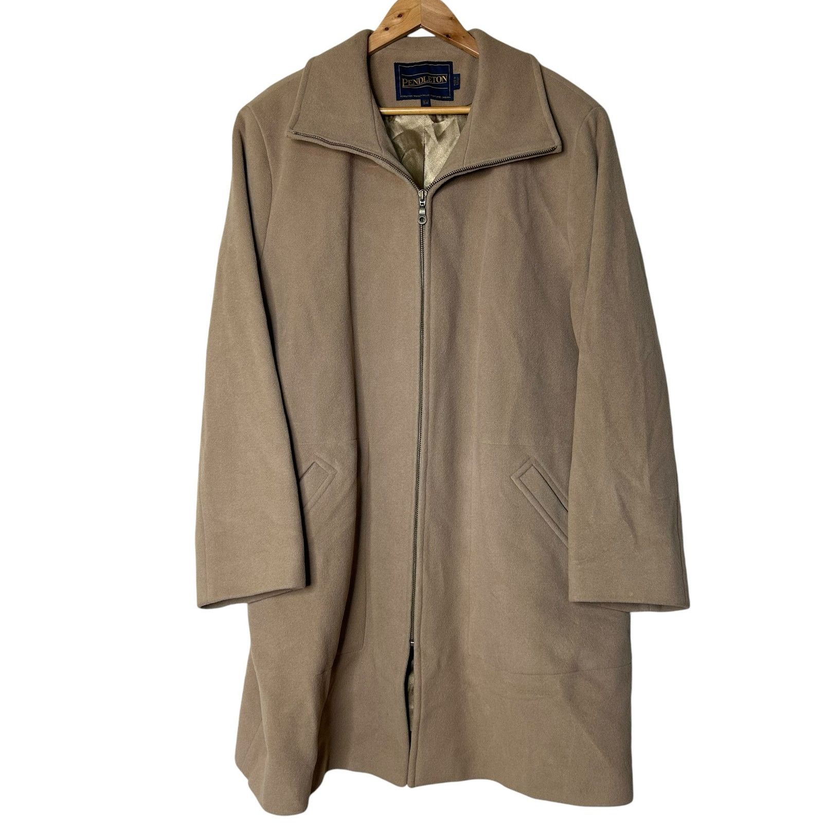 Pendleton Pendleton Coat Vintage Wool Nylon Cashmere Tan Career Sz 16W Size XXL / US 16-18 / IT 52-54 - 1 Thumbnail