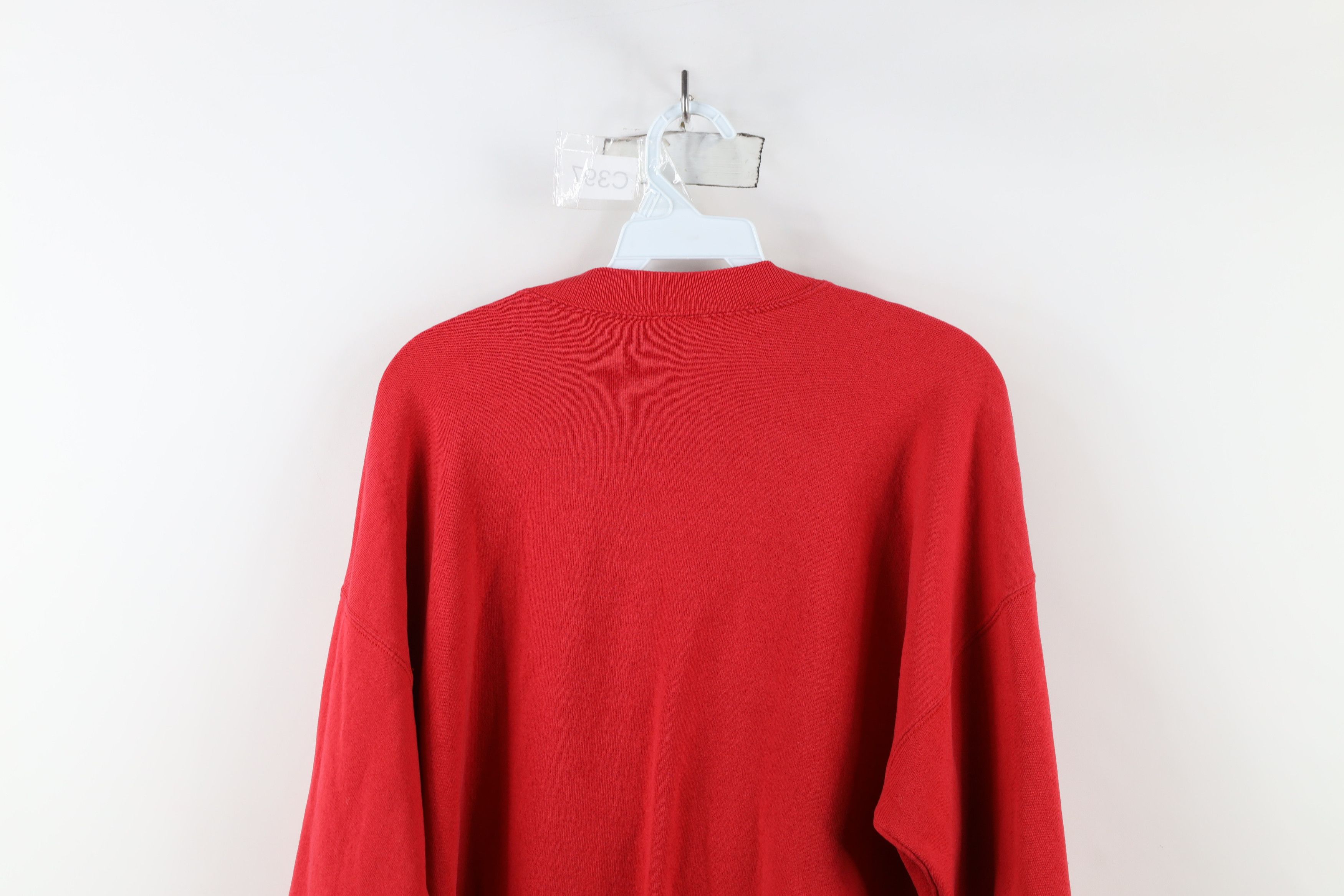 Vintage Vintage 90s Script Ohio State University Crewneck Sweatshirt Size US XL / EU 56 / 4 - 12 Thumbnail