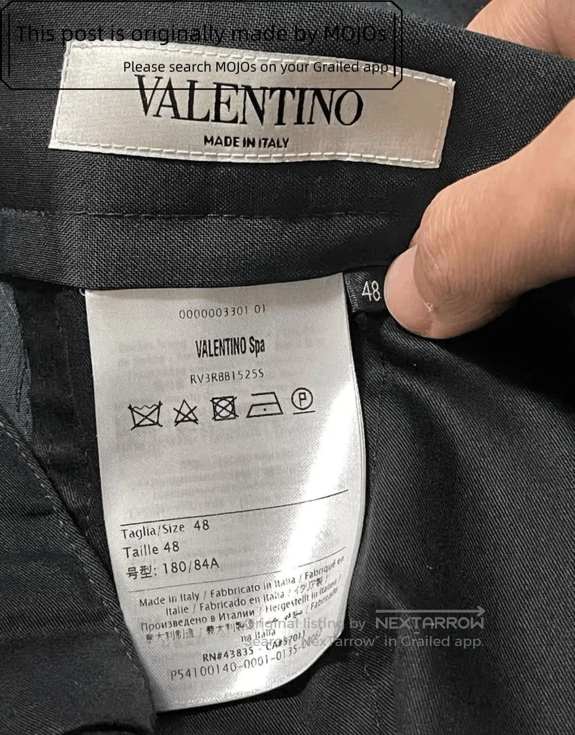 Valentino Sz 48 Valentino Side Stripe Trousers. Size US 32 / EU 48 - 6 Thumbnail