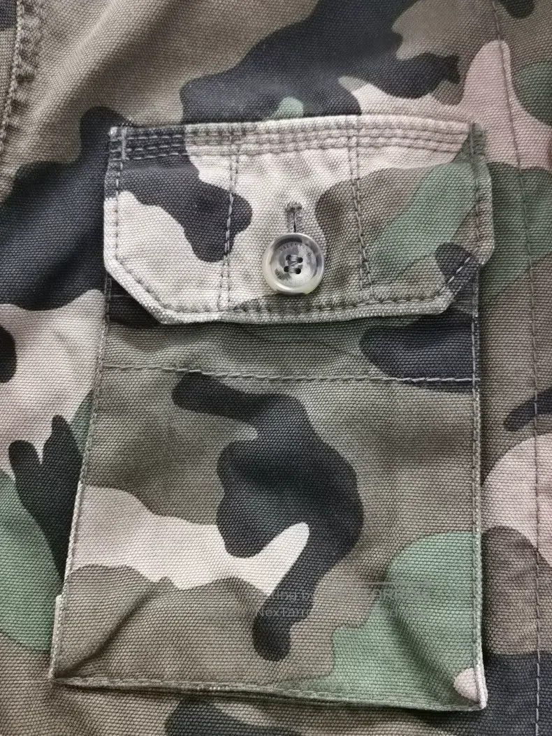 Valentino Valentino Camouflage canvas jacket Size US L / EU 52-54 / 3 - 3 Thumbnail