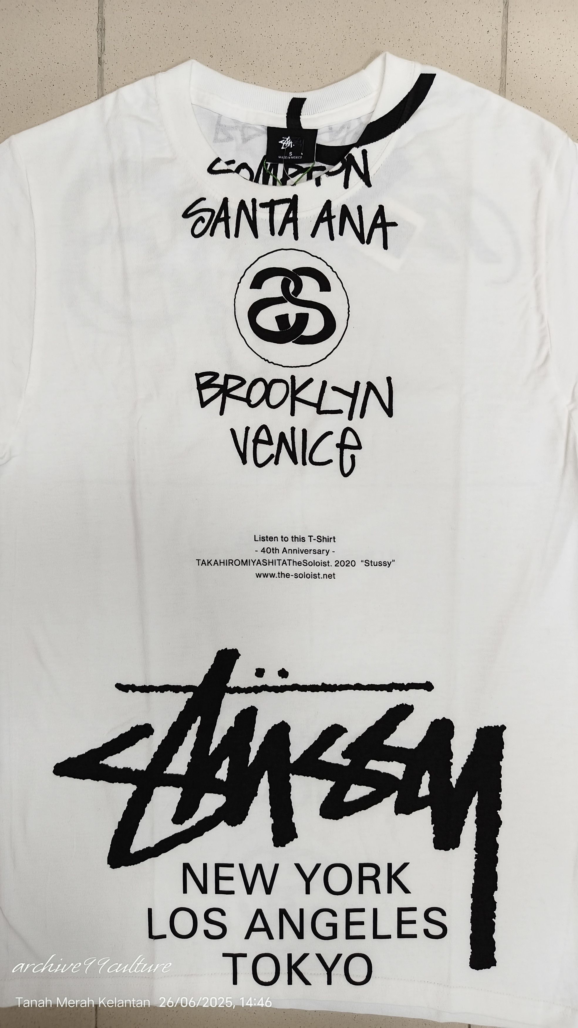 Stussy × Takahiromiyashita The Soloist. Stussy x Takahiro Miyashita world tour Collection Size US S / EU 44-46 / 1 - 5 Thumbnail
