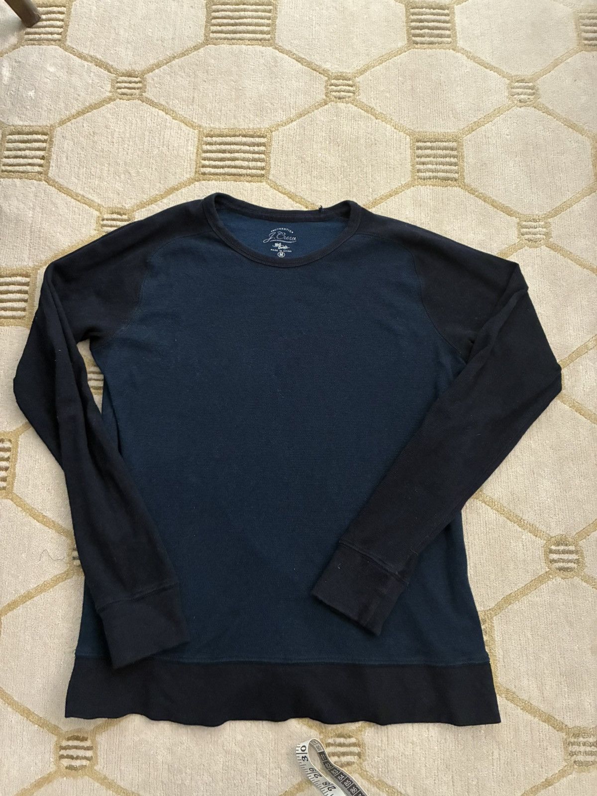 J.Crew J. Crew Long Sleeve Waffle Baseball Tee *Sample Size US M / EU 48-50 / 2 - 1 Thumbnail