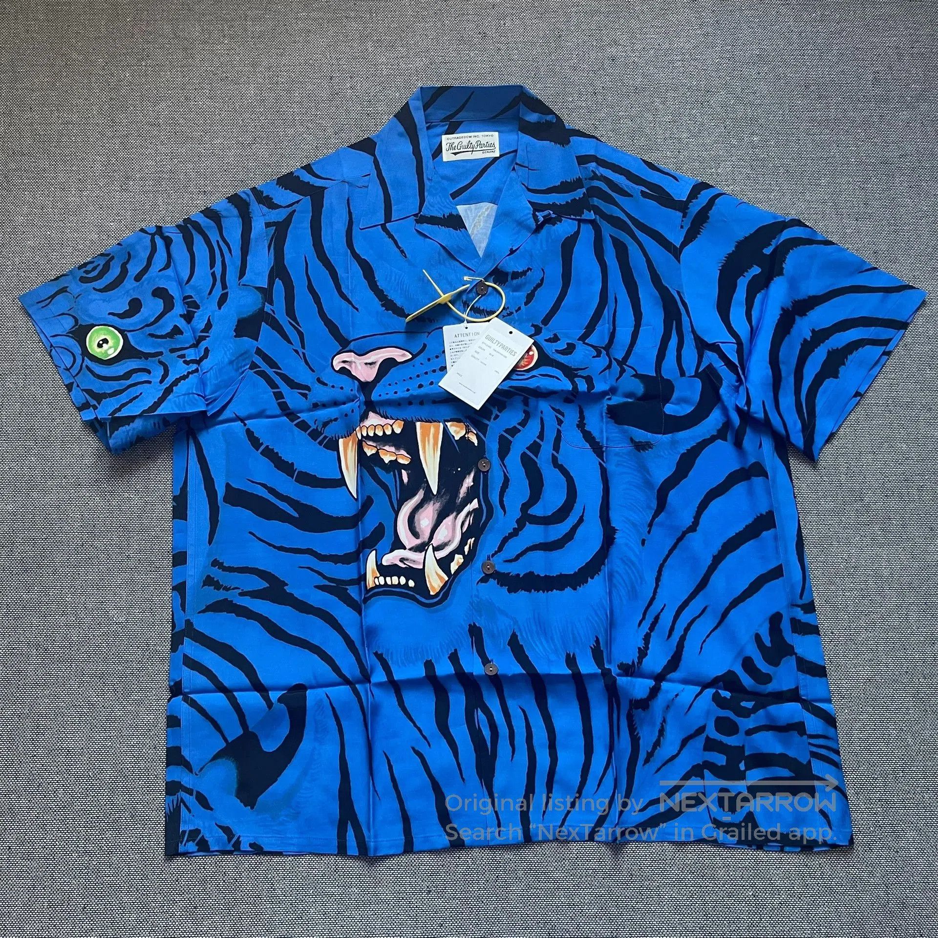 Wacko Maria Wacko Maria x Tim Lehi Tiger Hawaiian Shirt. Size US L / EU 52-54 / 3 - 1 Thumbnail