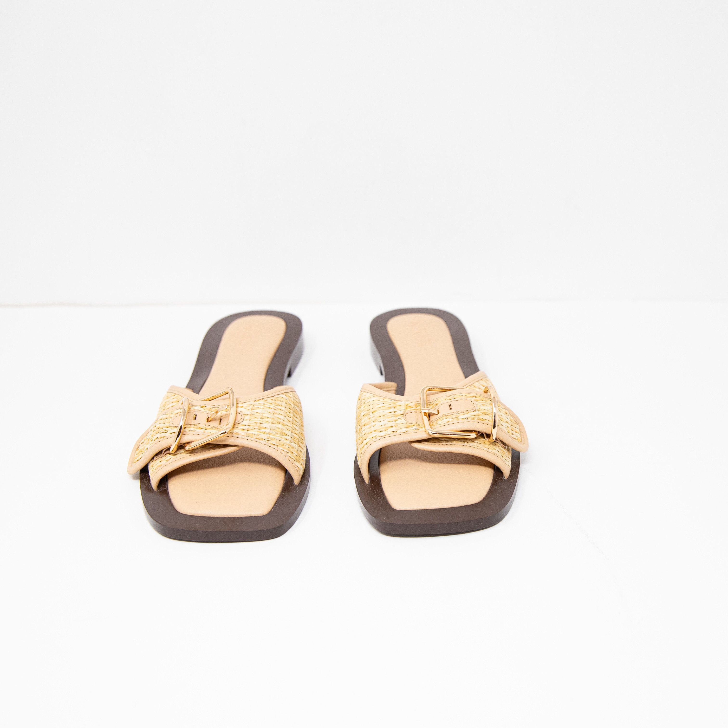 NEW J. Crew Callie Faux Raffia Woven Buckle