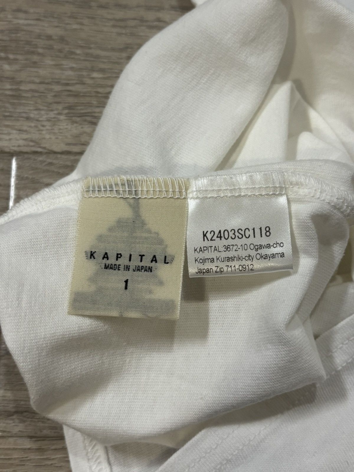 Kapital Kapital Tenjiku Cropped Tee Peckish Little Bear T-Shirt Size S / US 4 / IT 40 - 5 Thumbnail