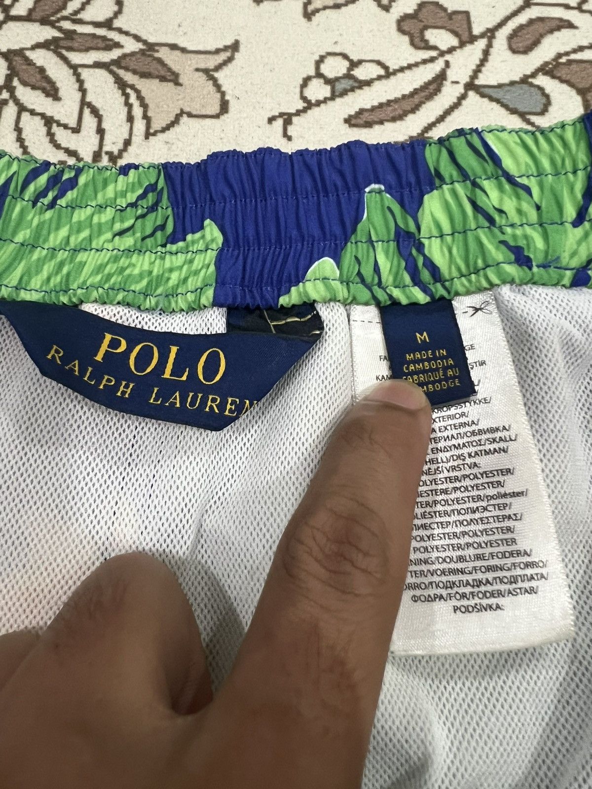 Polo Ralph Lauren × RRL Ralph Lauren × Swims PRL Tropical Floral Swimsuit Trunks Medium Cargo Shorts Size US 32 / EU 48 - 5 Thumbnail