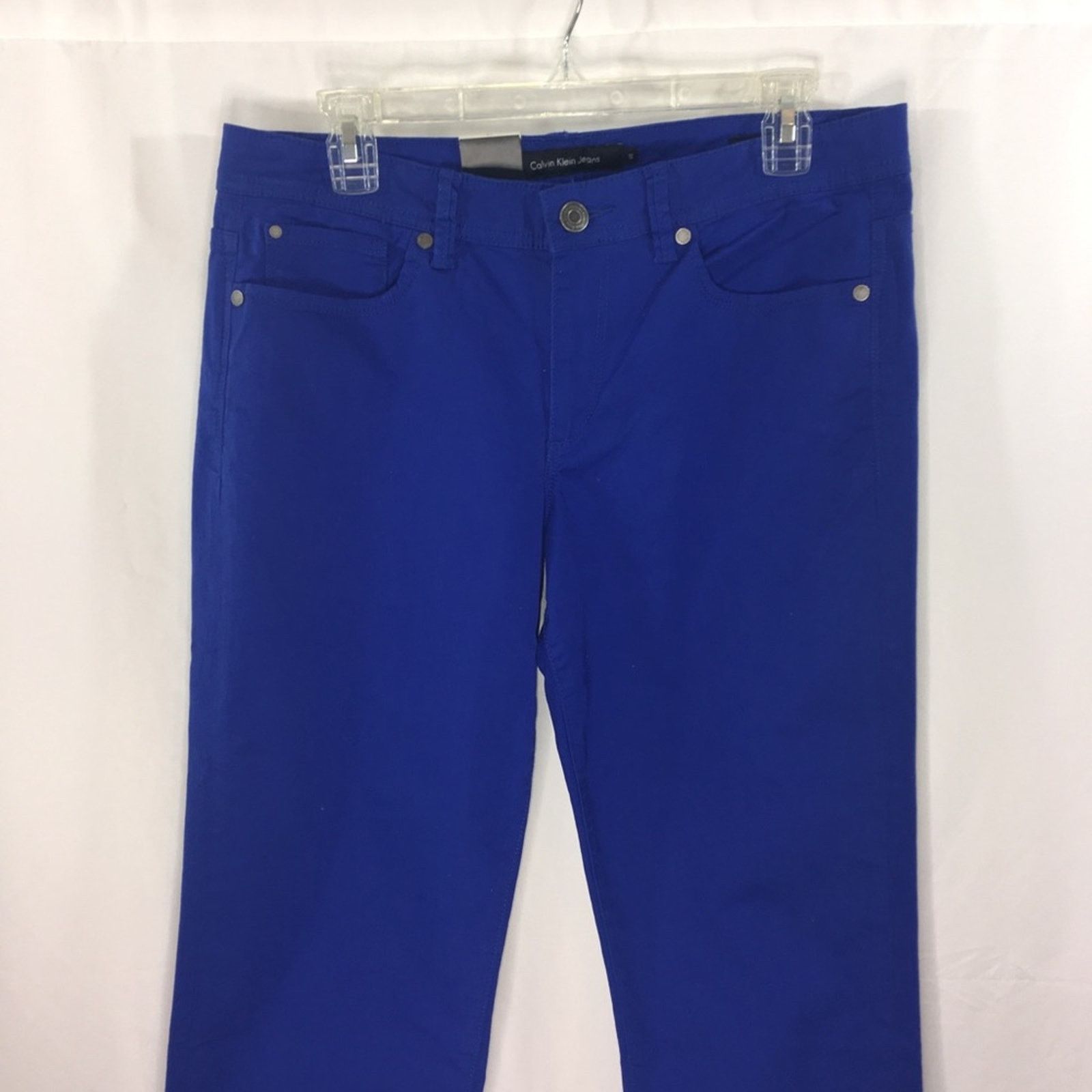 Calvin Klein NWT Calvin Klein Jeans Women's Skinny Crop Stretch Size 12 Size 34" / US 12 / IT 48 - 7 Thumbnail