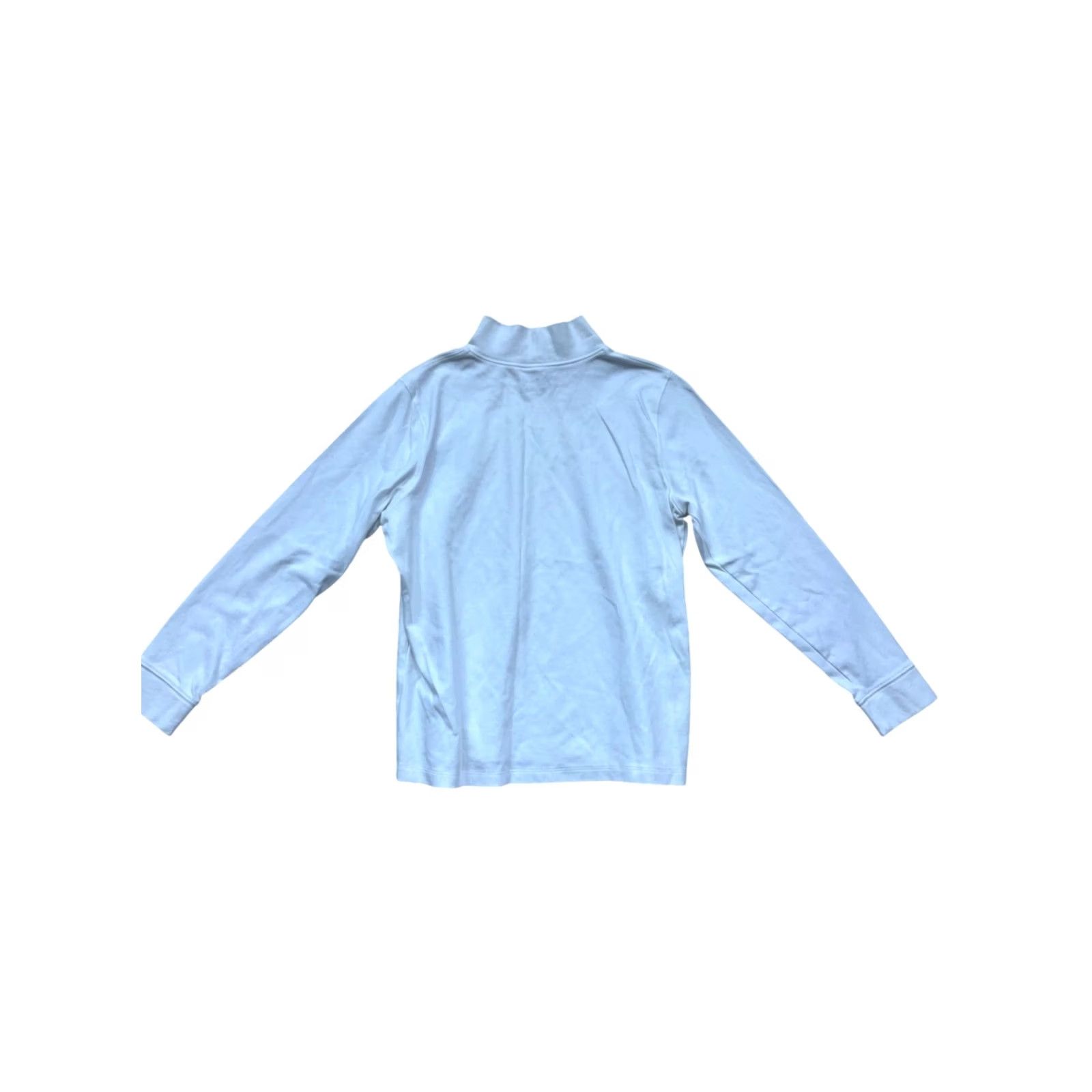 Vintage L.L. Bean Turtleneck Top Shirt Womens M White Long Sleeve Cotton Polyester N/A Size M / US 6-8 / IT 42-44 - 2 Thumbnail