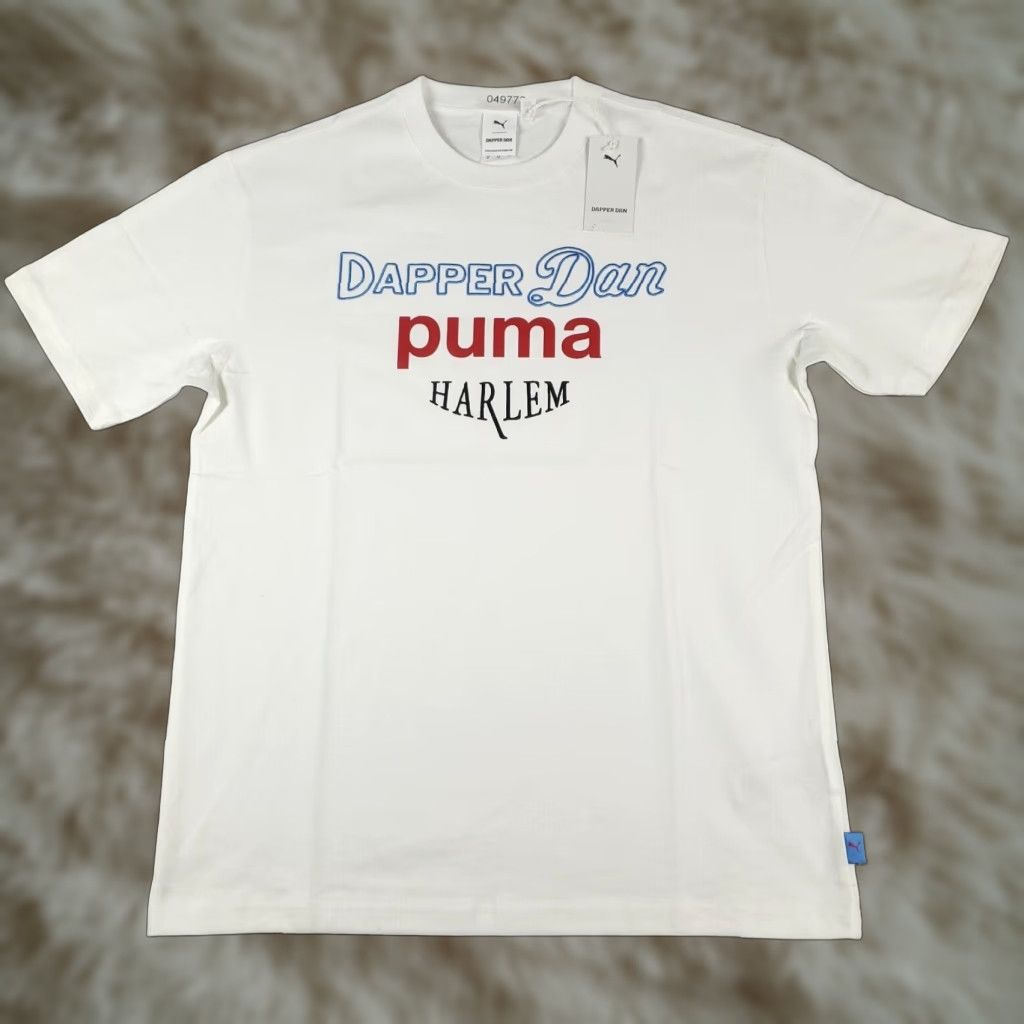 Puma Puma X Dapper Dan T Shirt Mens Size Medium White Harlem Short Sleeve Size US M / EU 48-50 / 2 - 1 Thumbnail